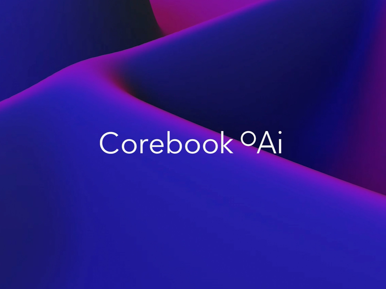 Corebook°Ai reveal 3D animation