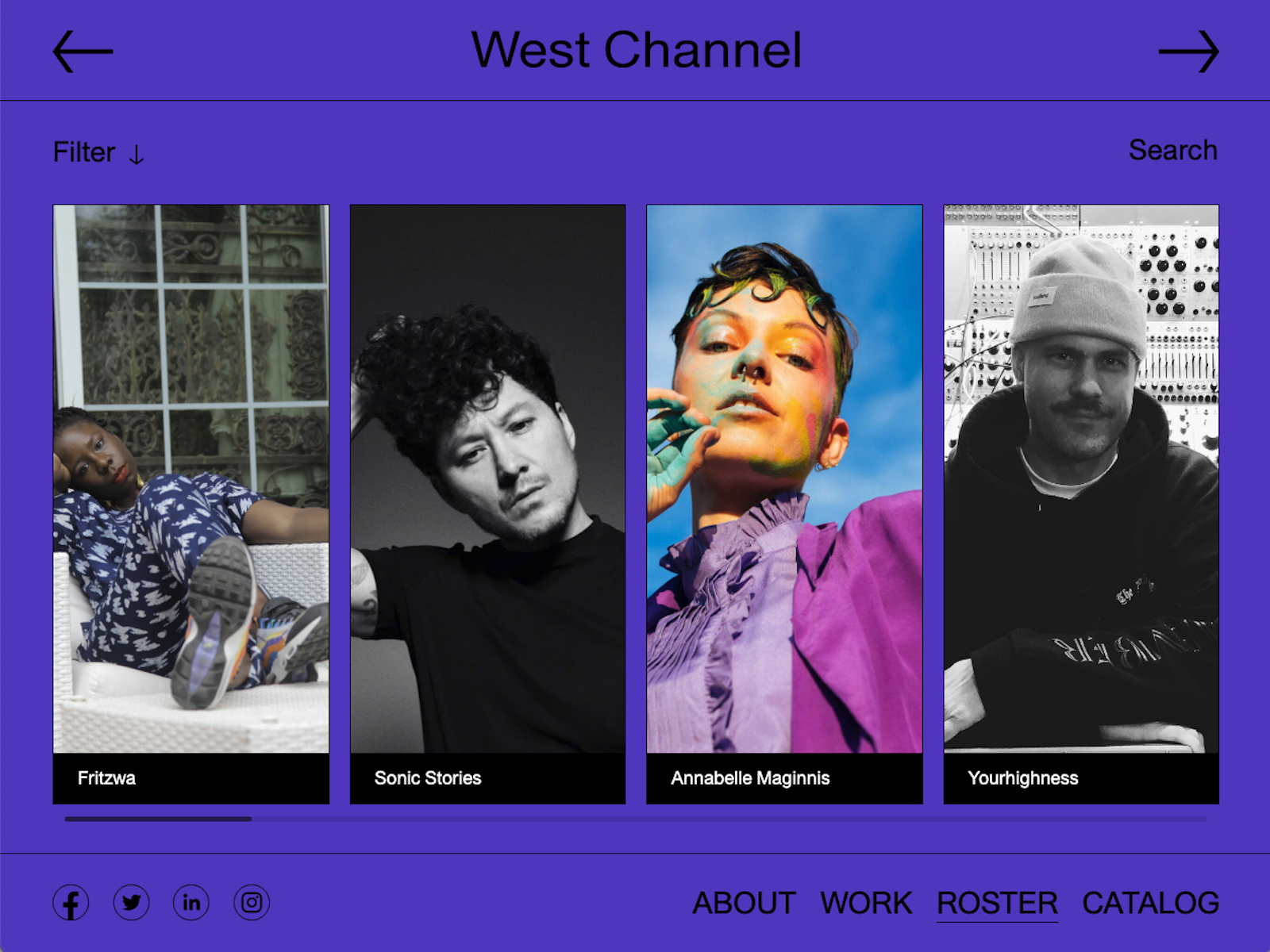 West Channel Roster Page