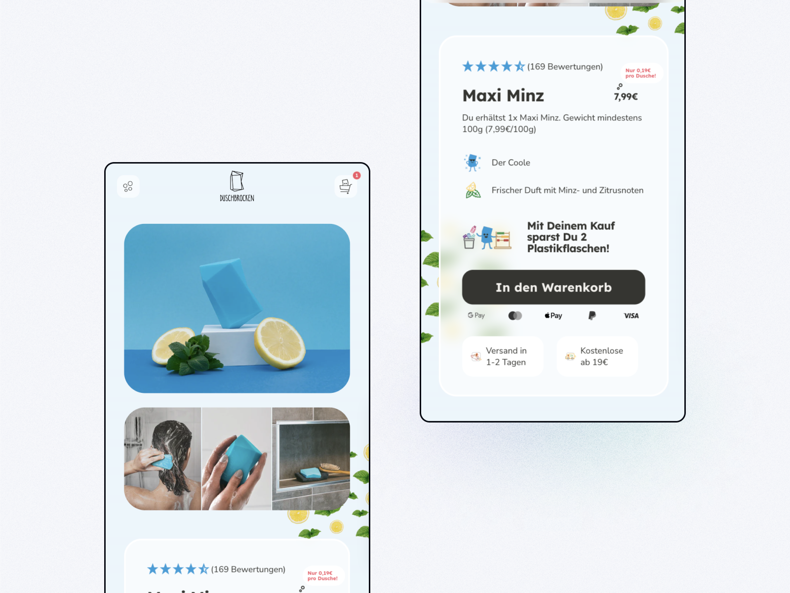 individual Product Page