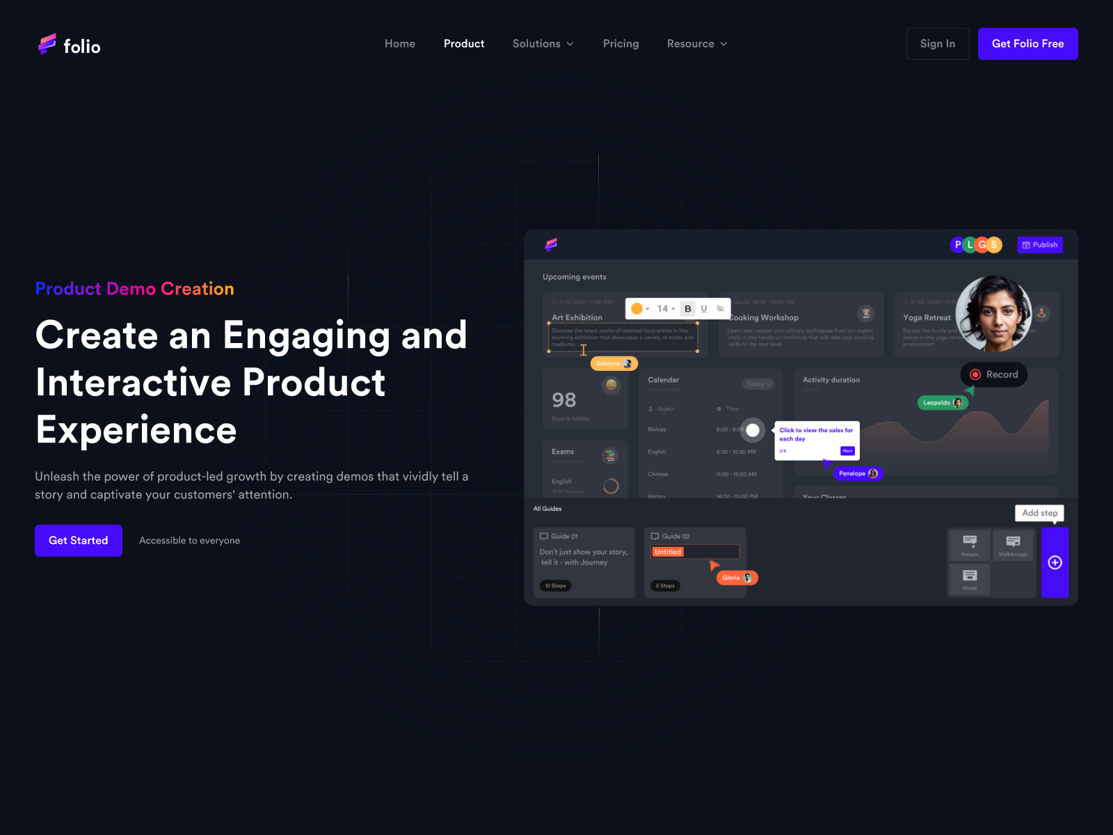 Product Intro Page