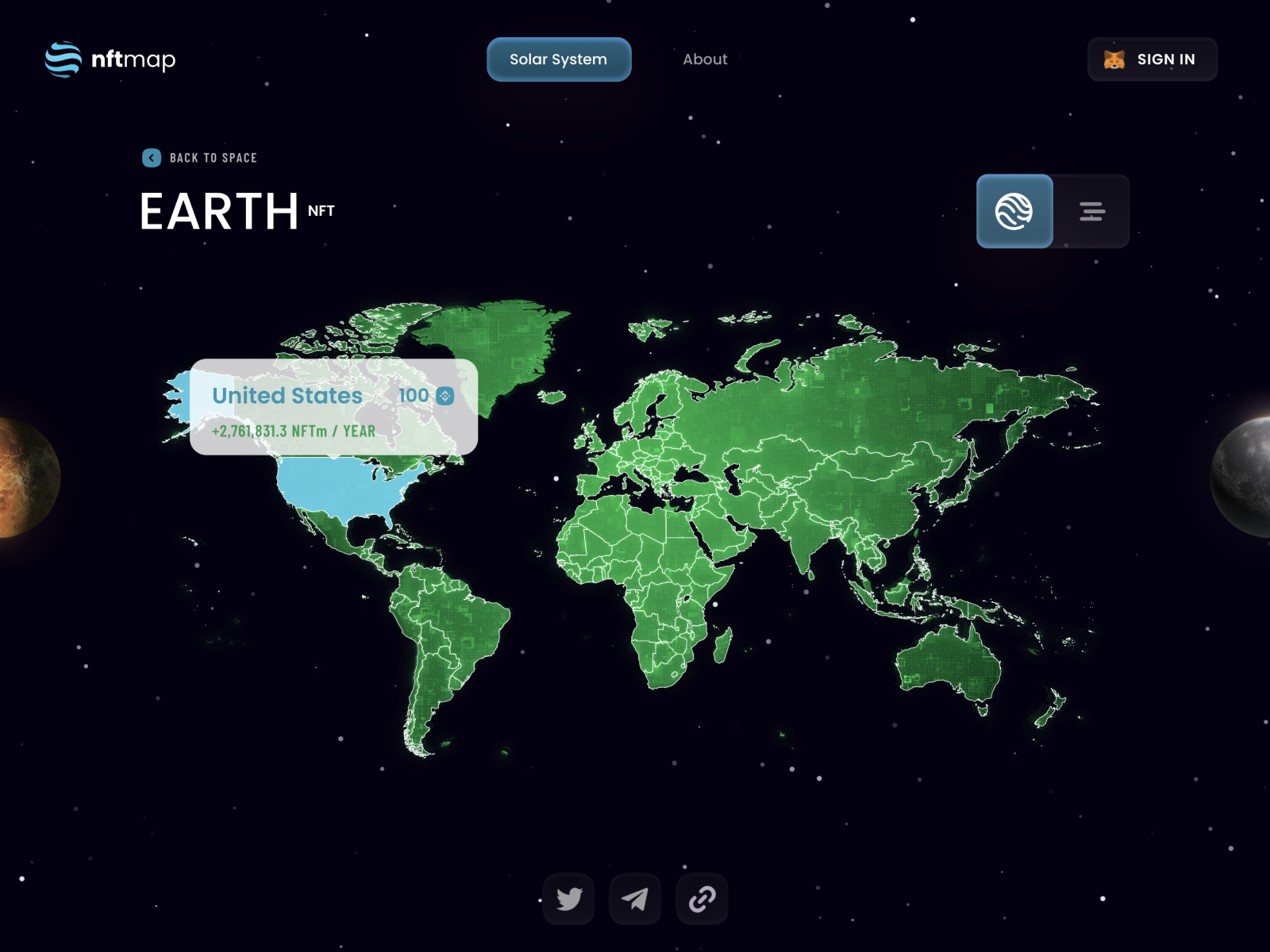 Earth NFT Assets