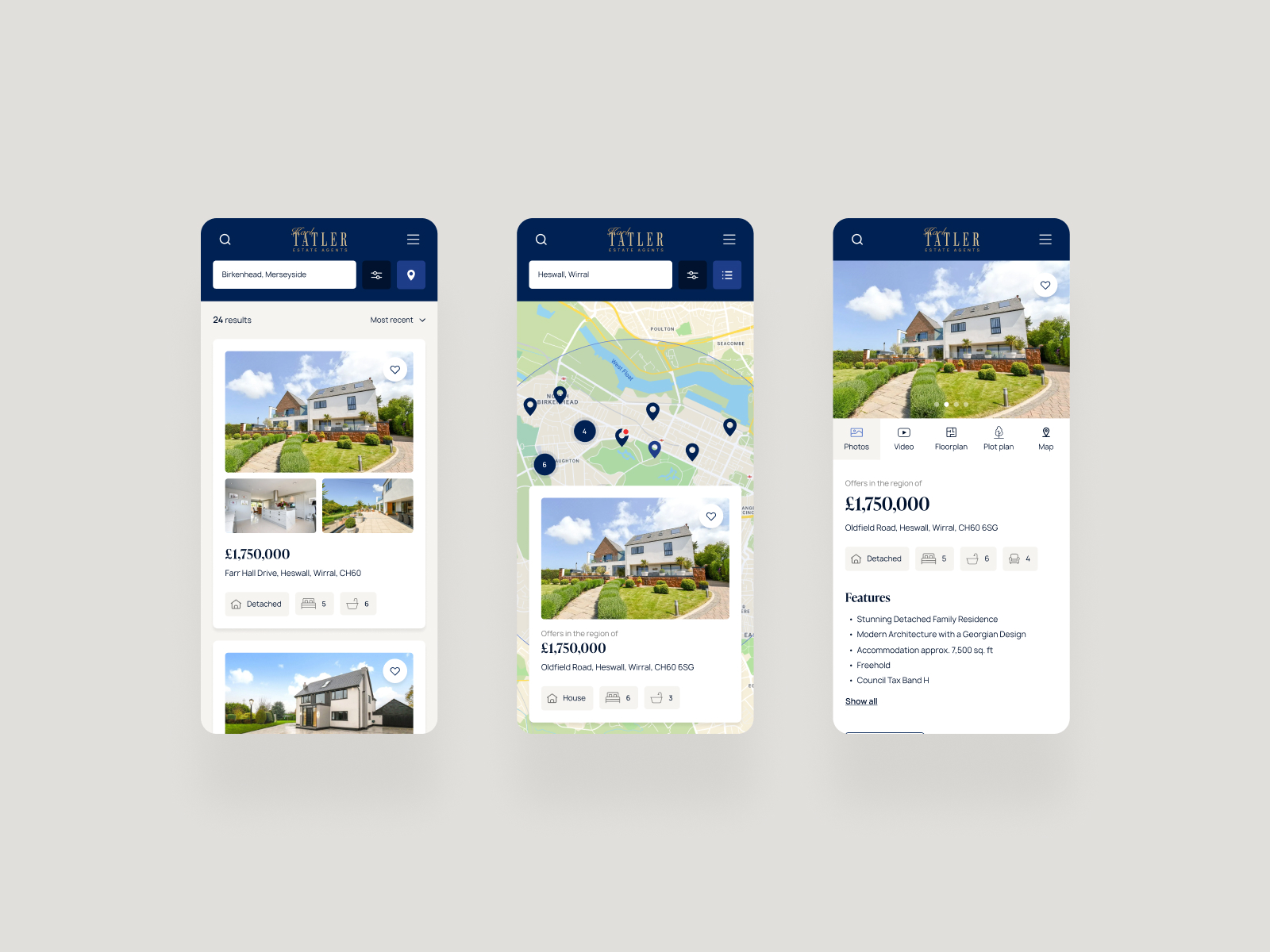 Property search (listing view)