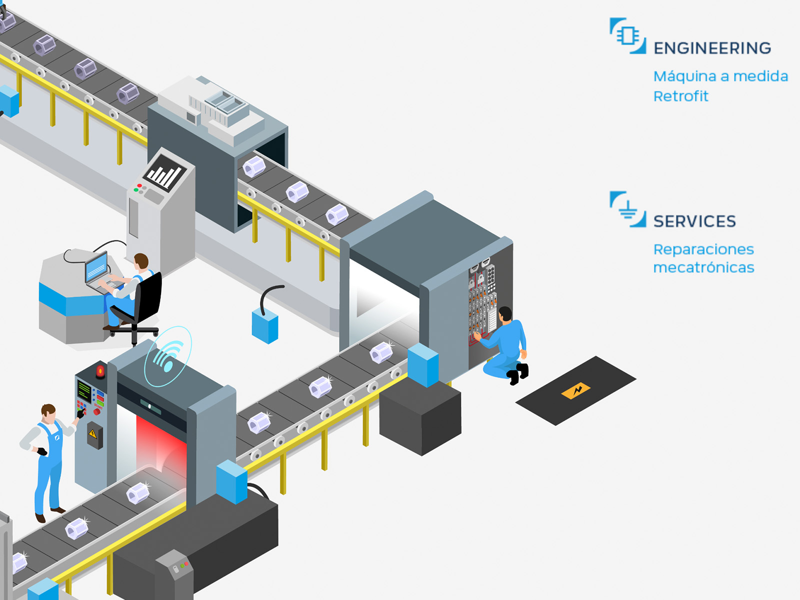 interactive production infographic