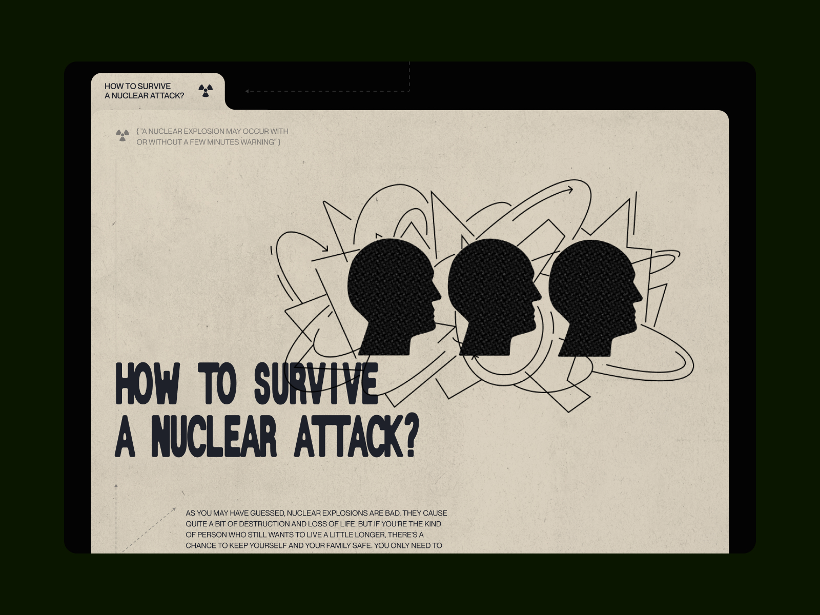 How to survive a nuclear attack?
