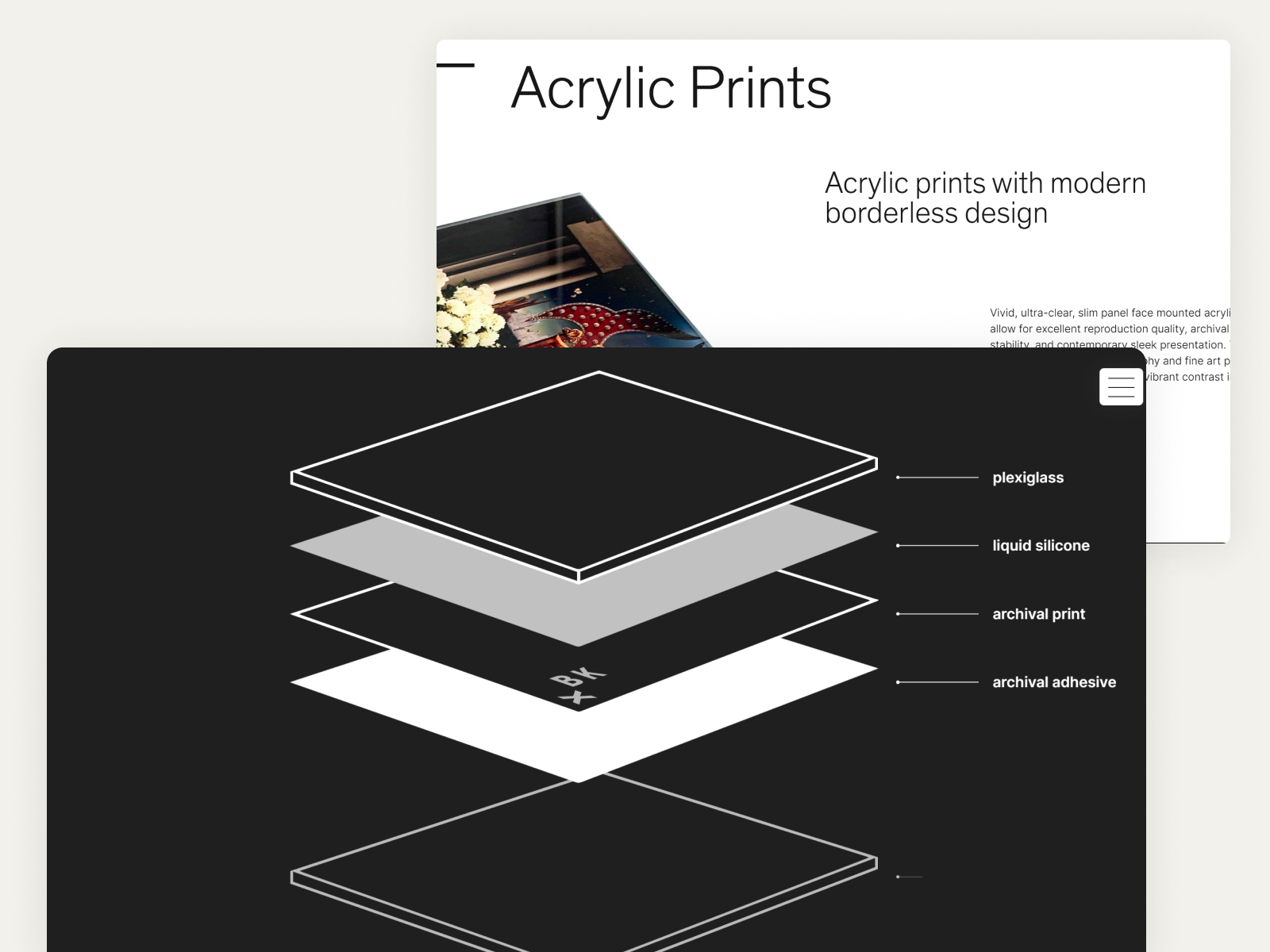 Constructing an Acrylic Print Demonstration