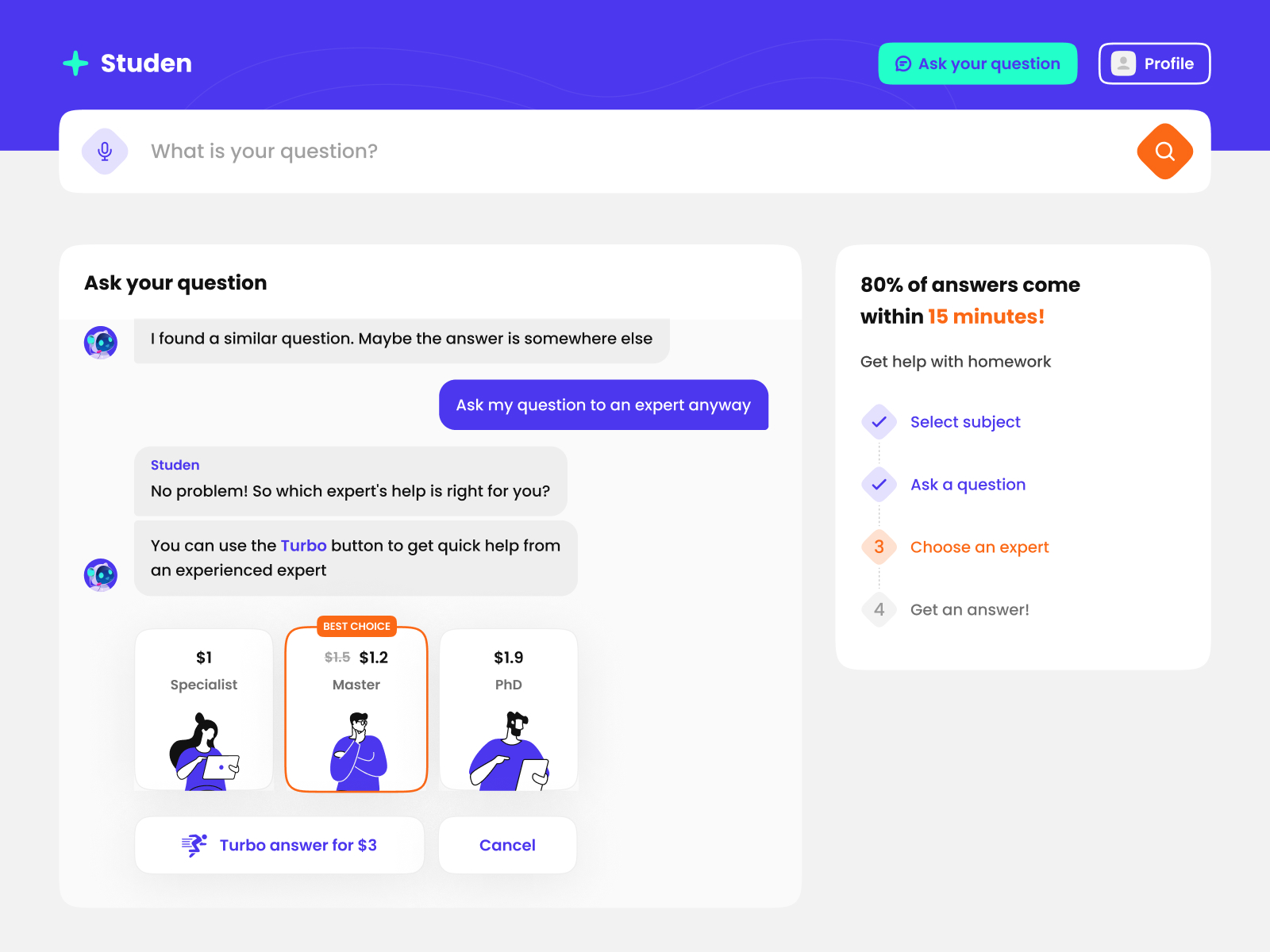 Studen Website UI Components