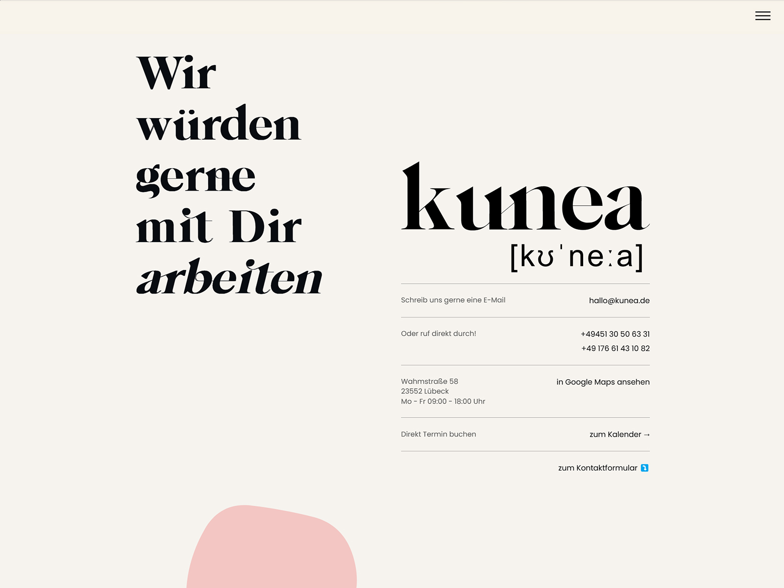 Contact Kunea