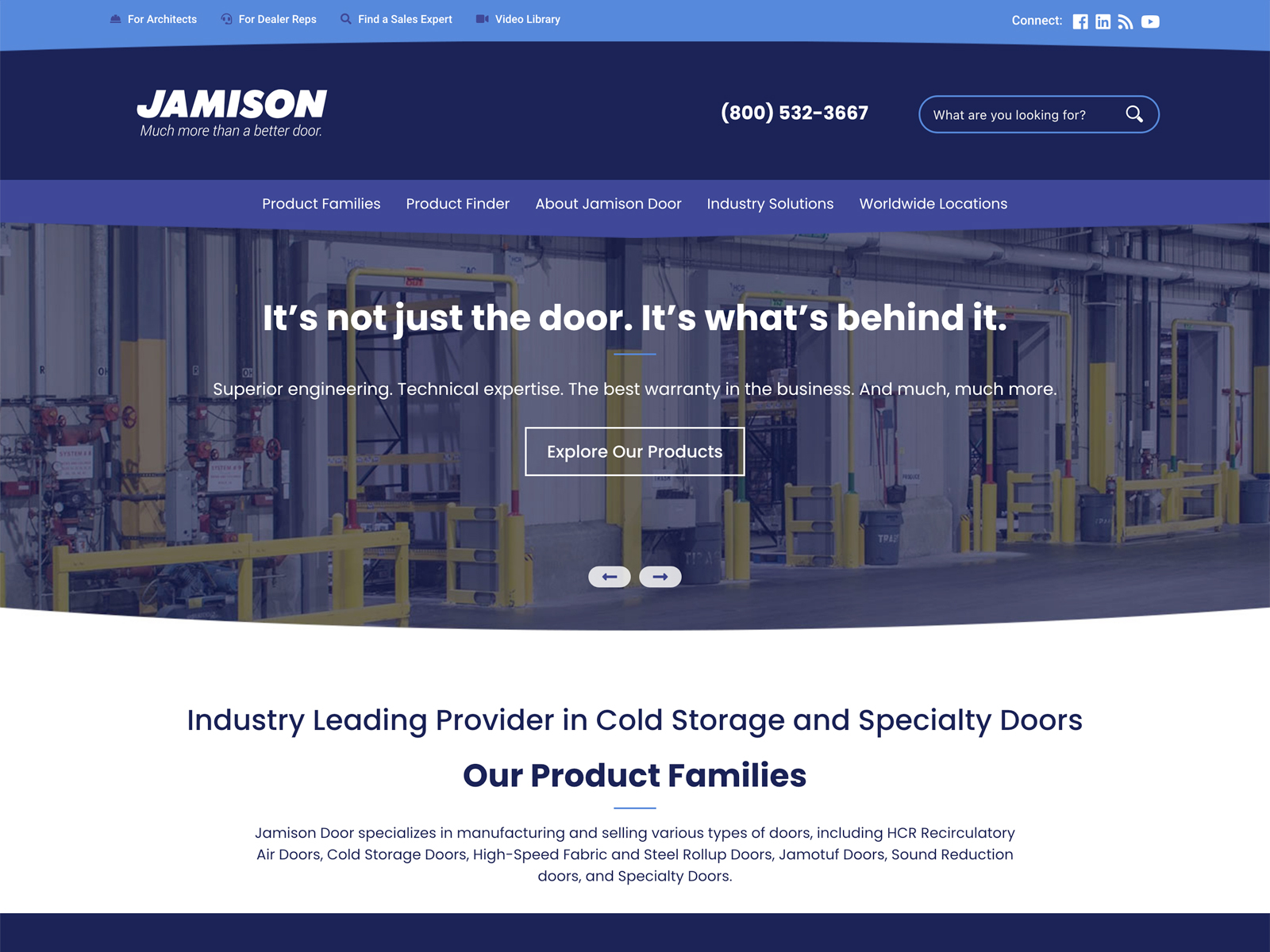Jamison Door Homepage