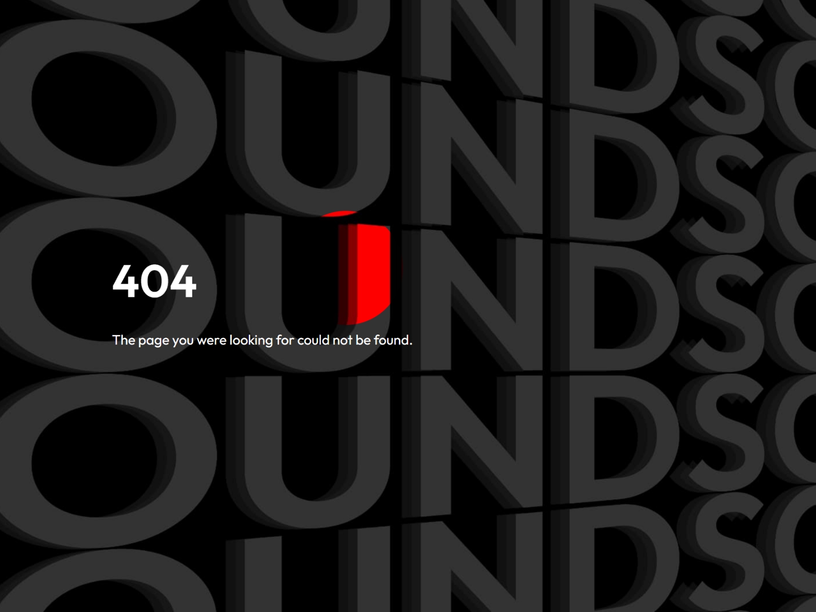 animation 404page