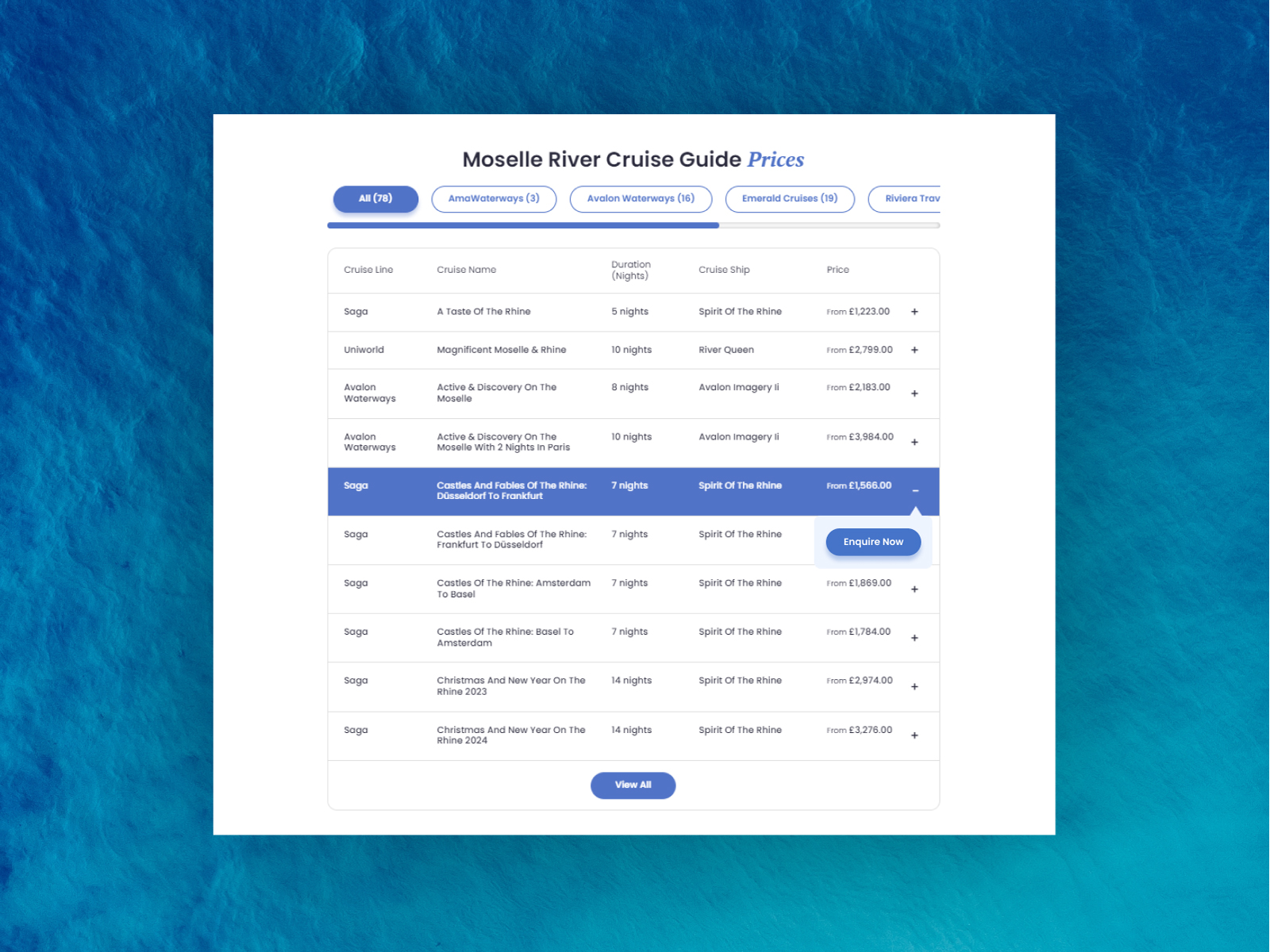 Cruise Guide Pricing