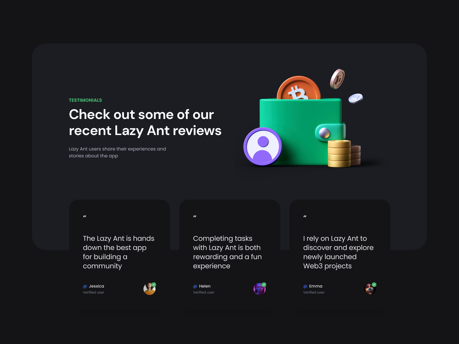 Testimonials Awwwards
