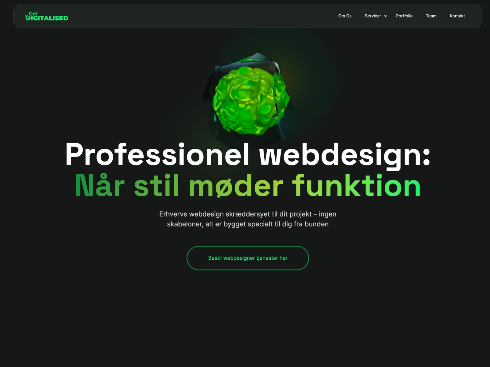 Web Design Service Page