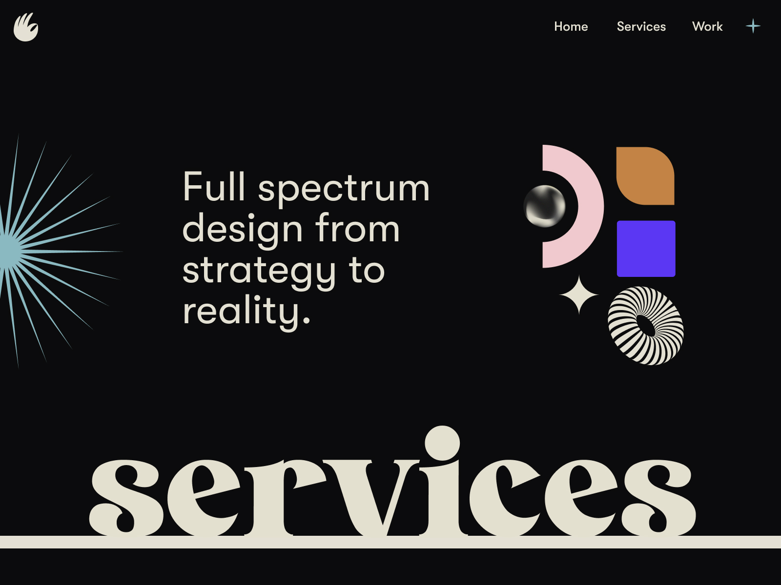 Header of Services Page