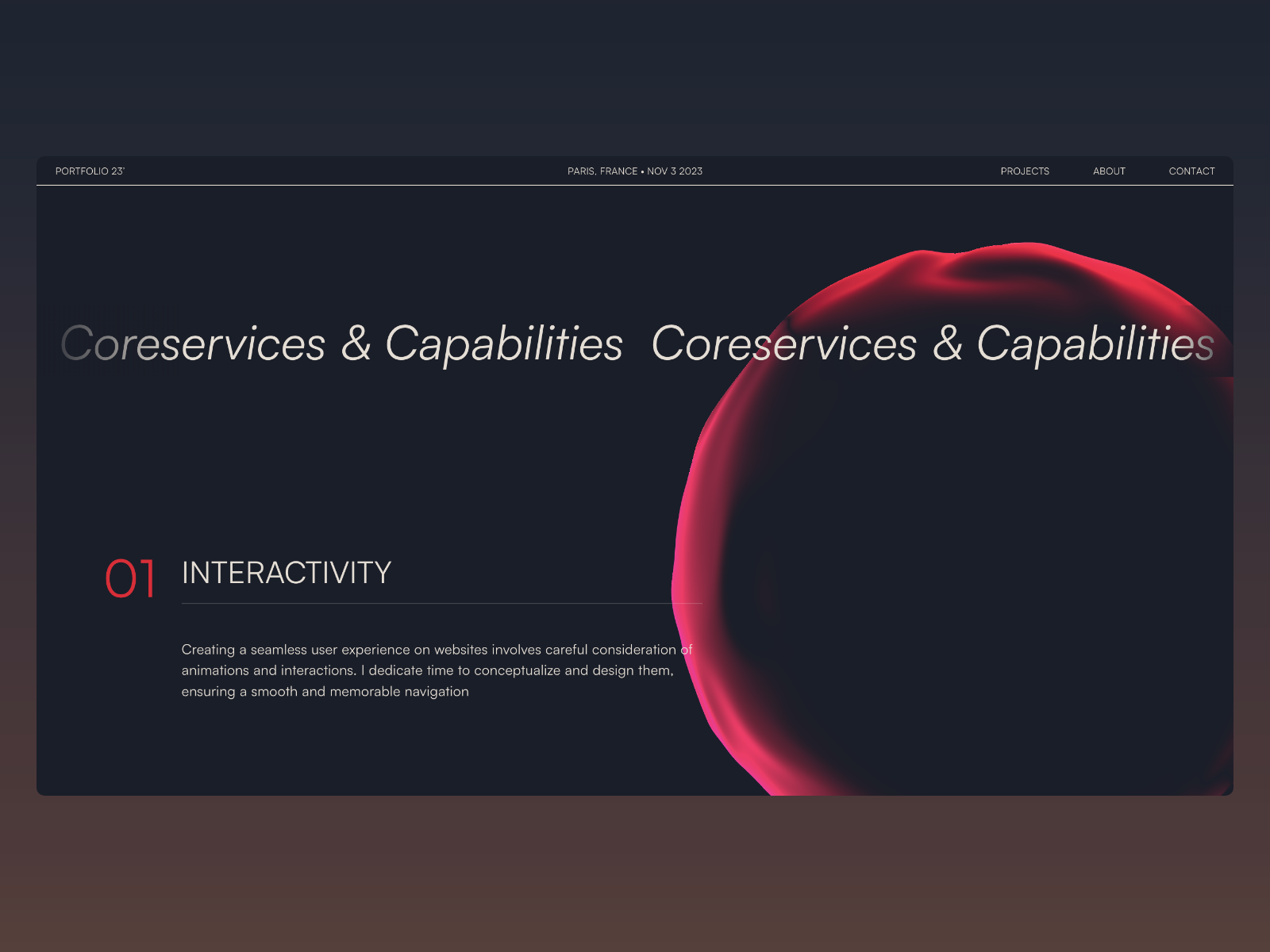 Coreservices and capabilities
