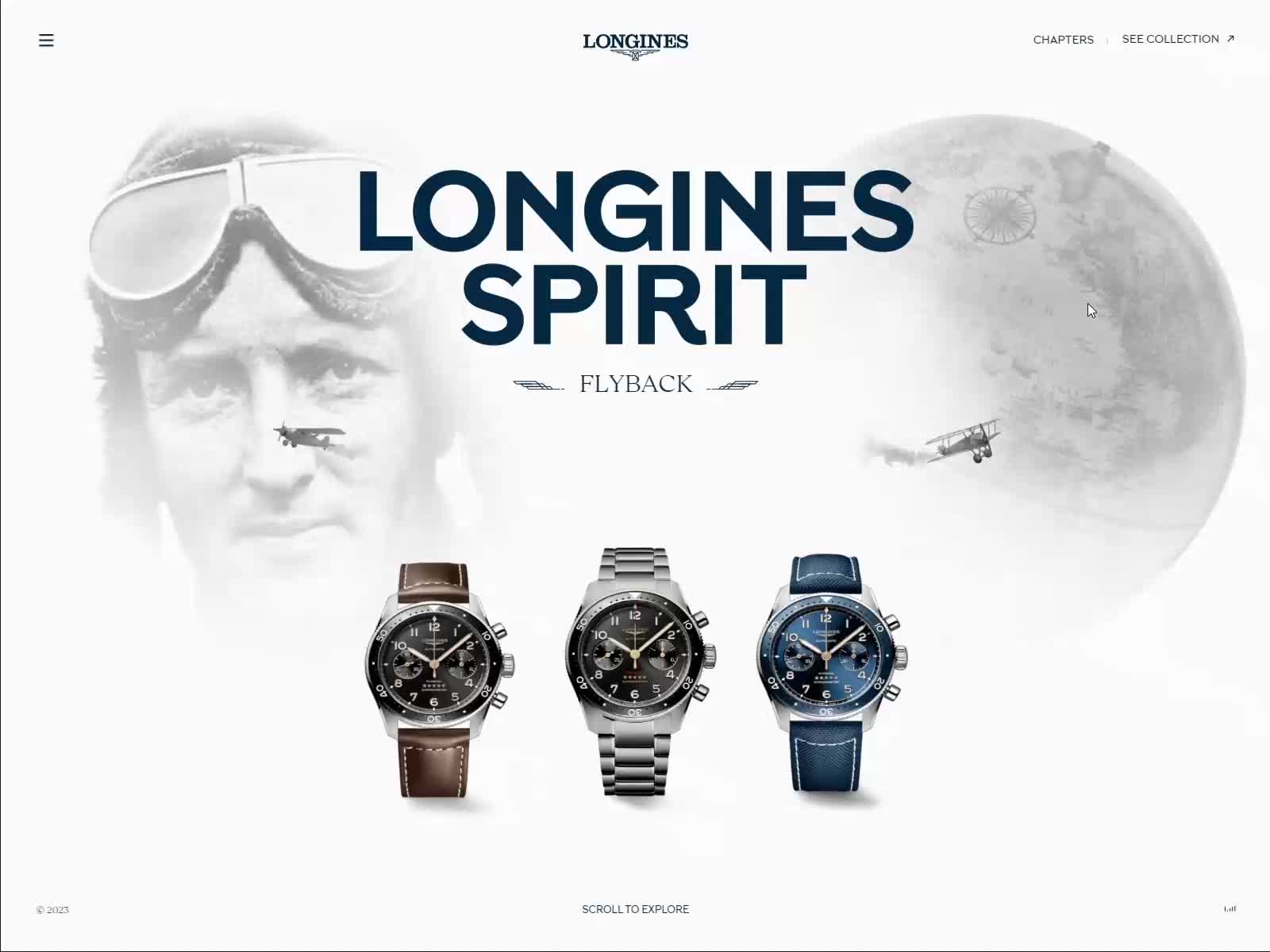 Longines Spirit Flyback Awwwards SOTD