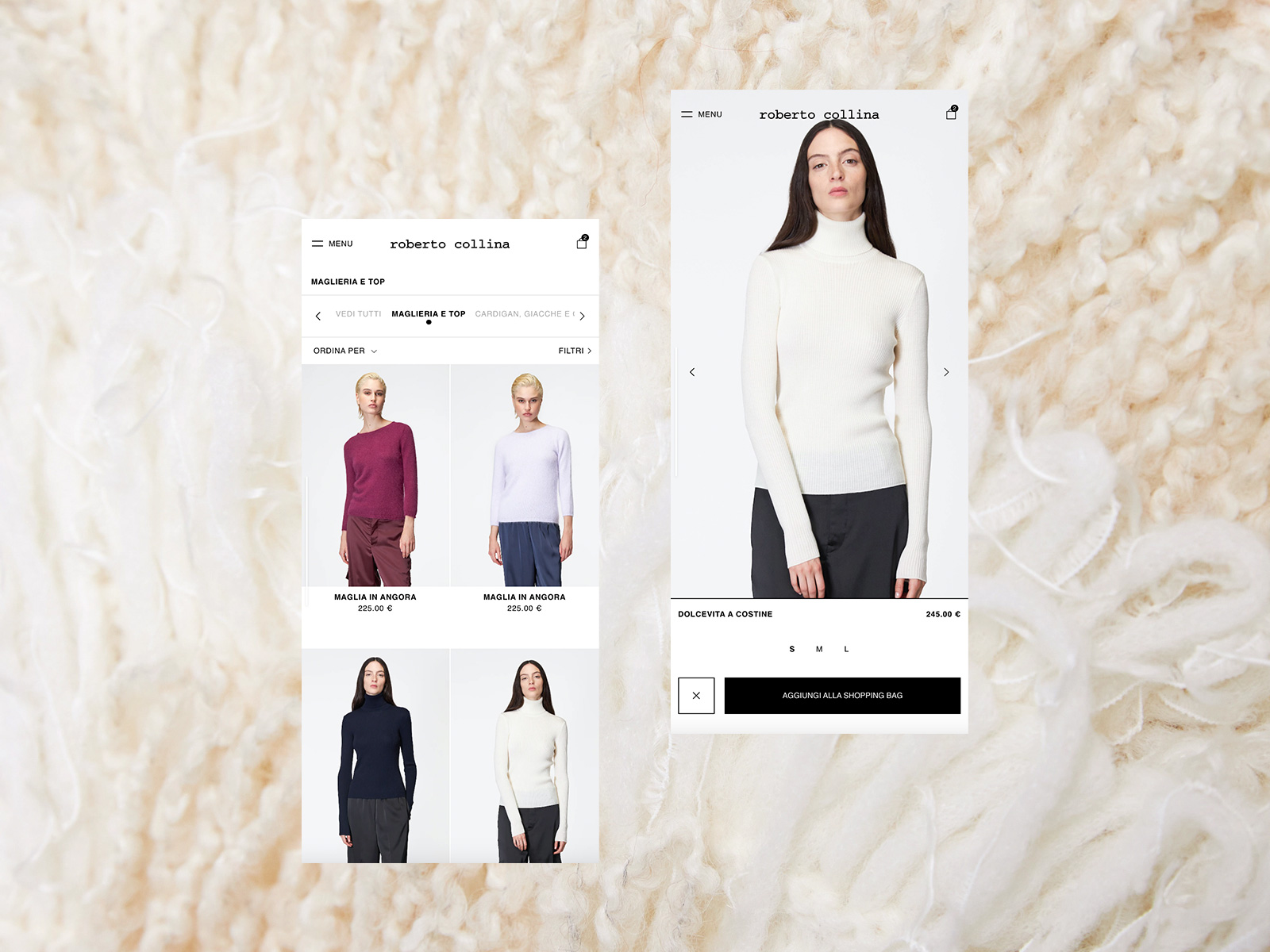 Modern E-commerce Category and Product page