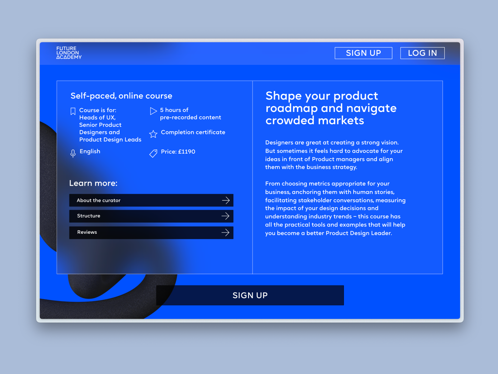 Product Design Strategy Course Login