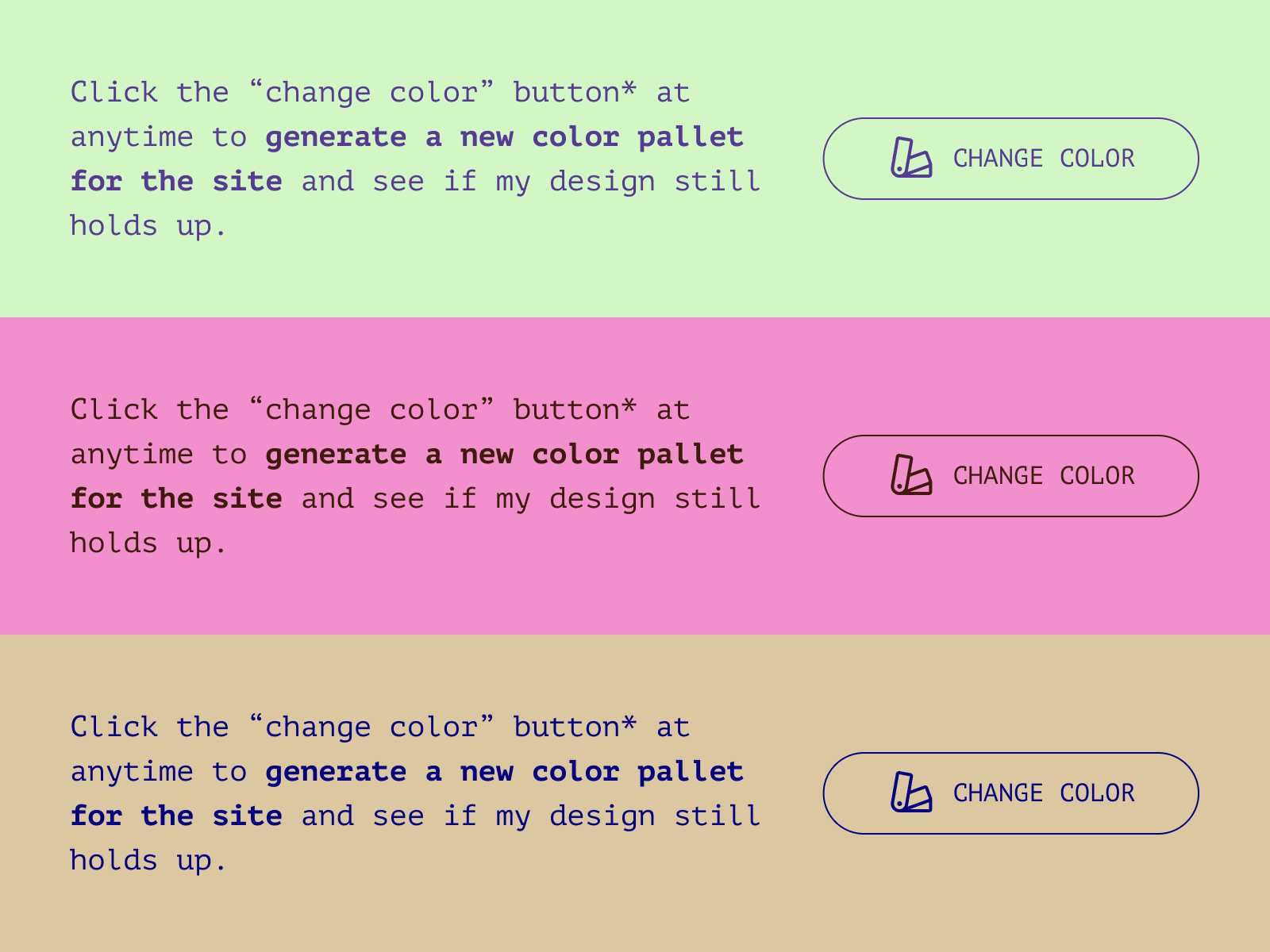 Color Change UI