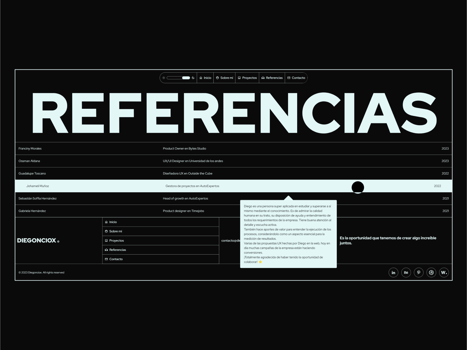Profesional references