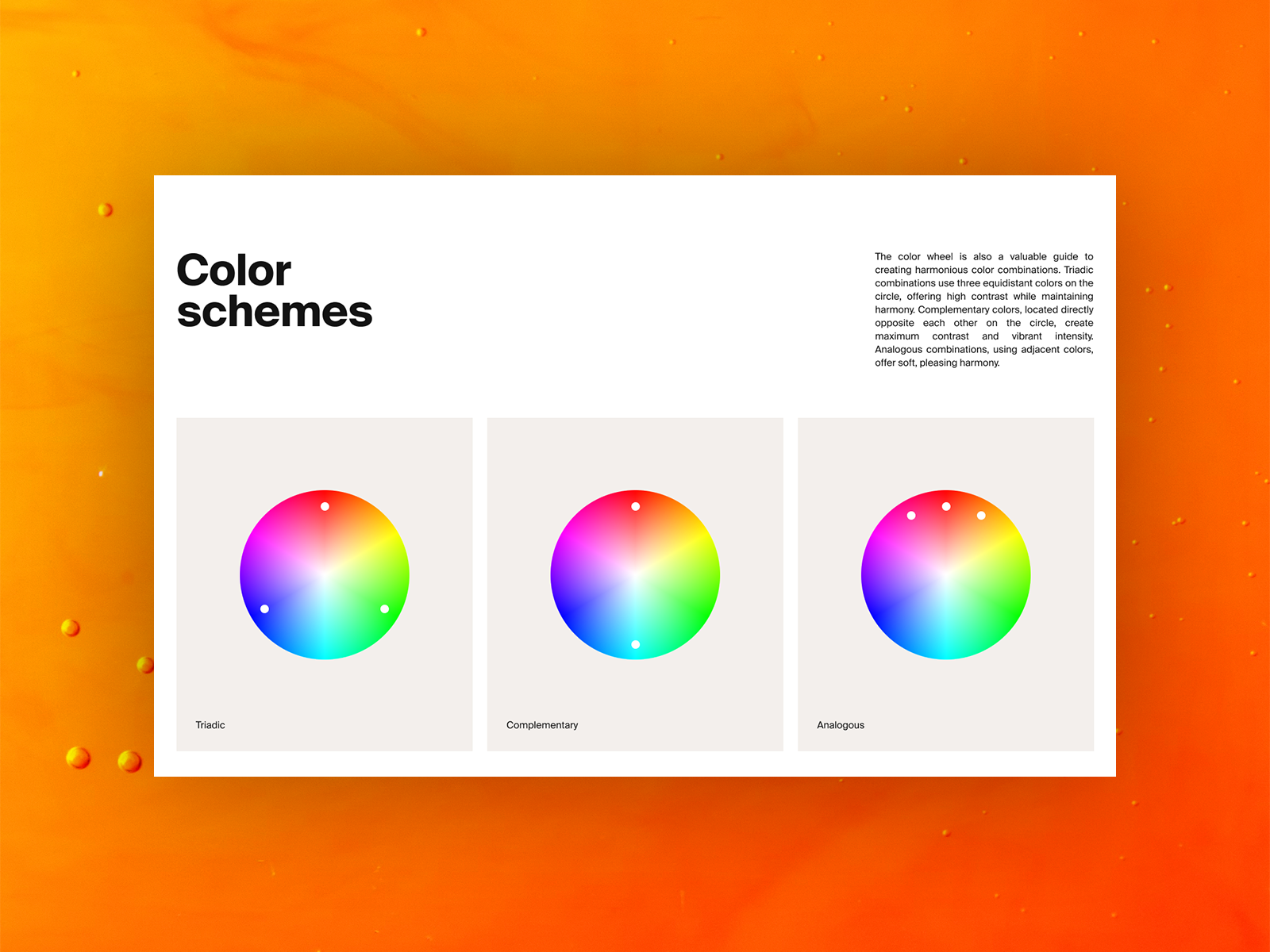 The Color Schemes