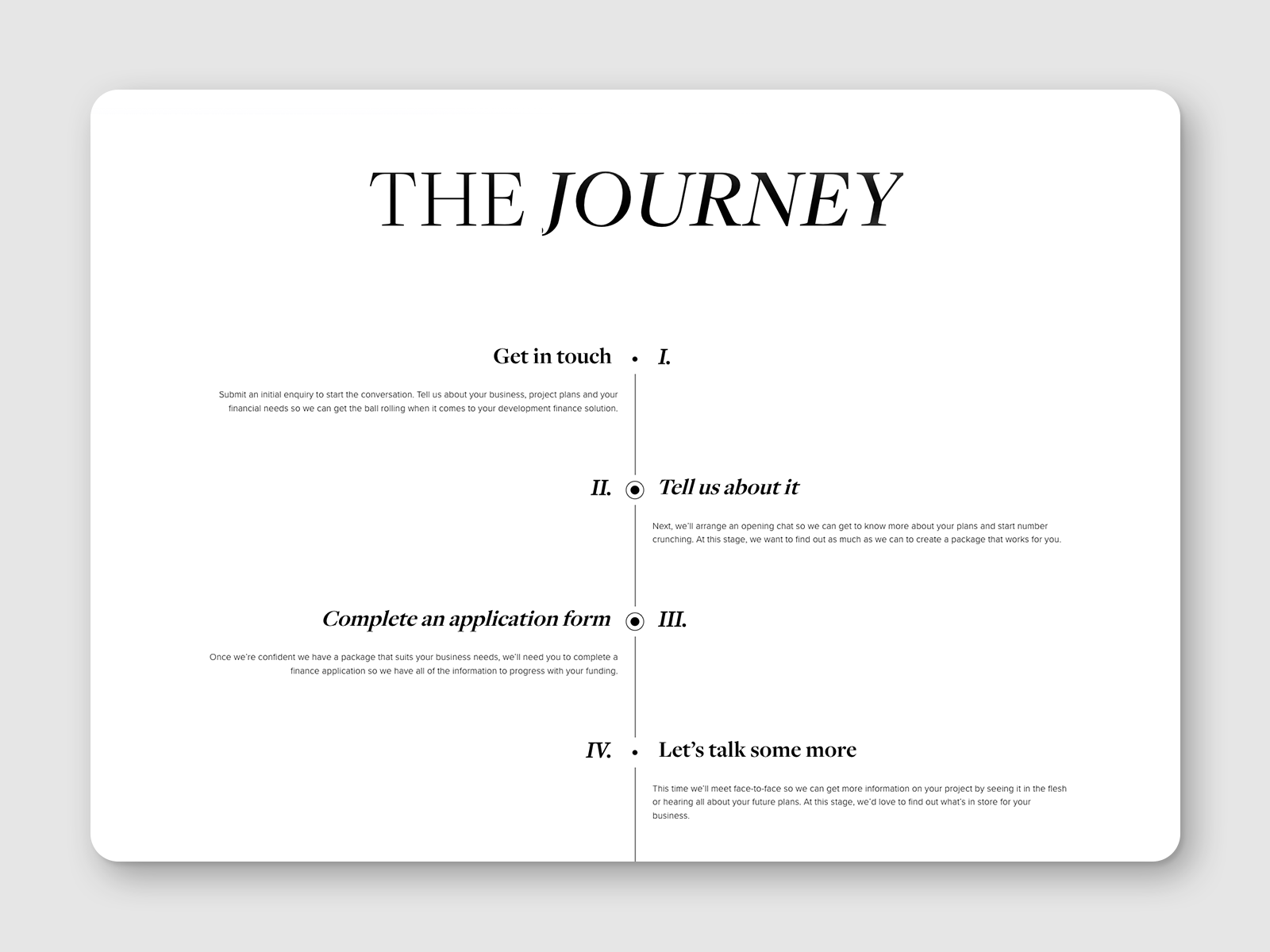 Journey Scroll Section