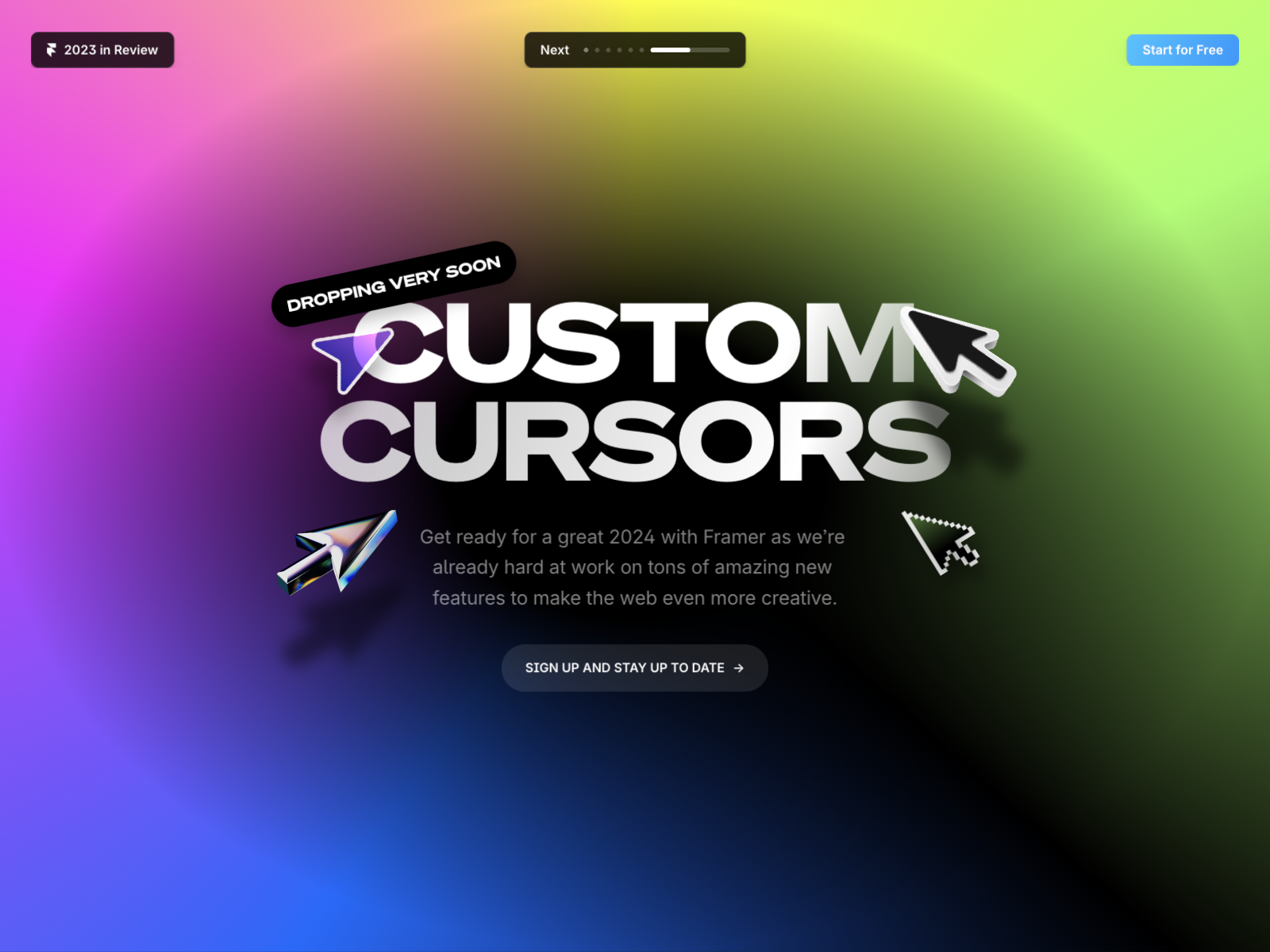 Custom Cursors Coming Soon