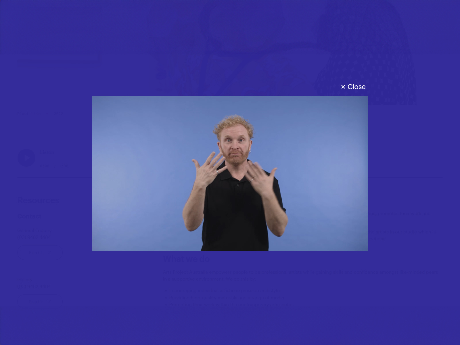Accessibility - Sign Language Translations