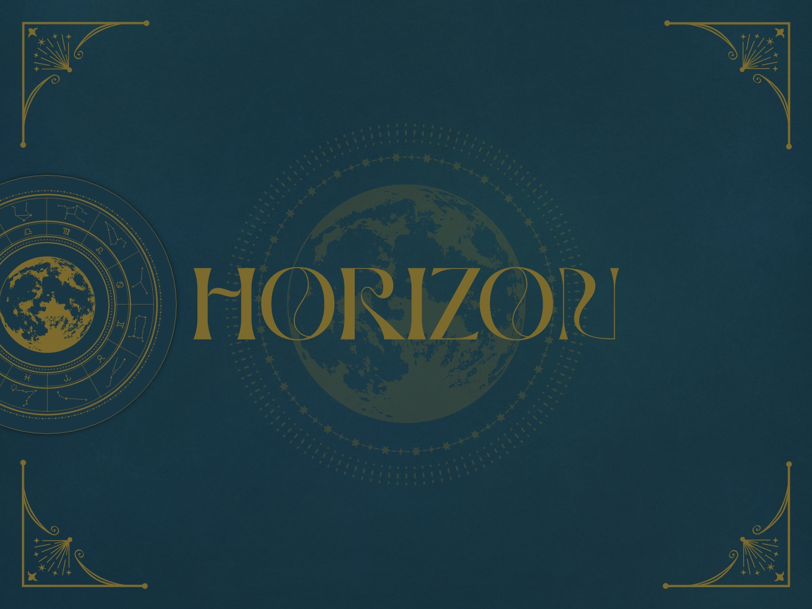 A menu themed around the 12 zodiac signs