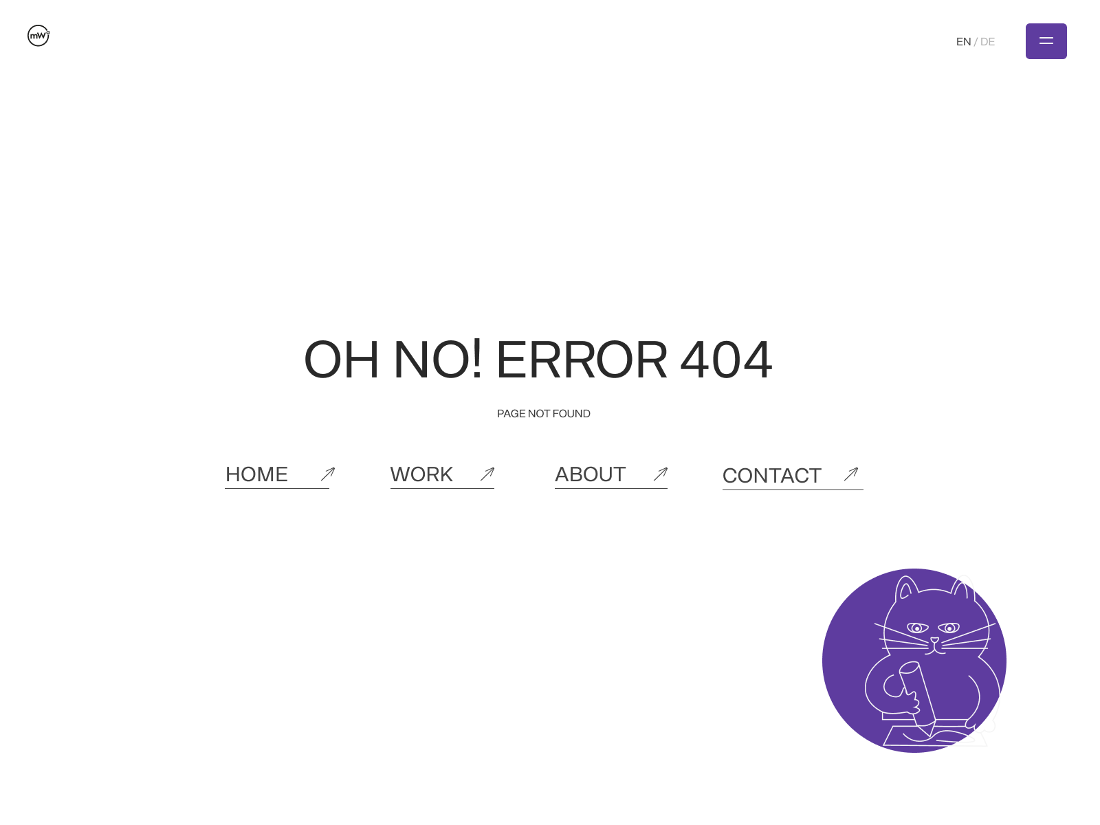 404 - Error page