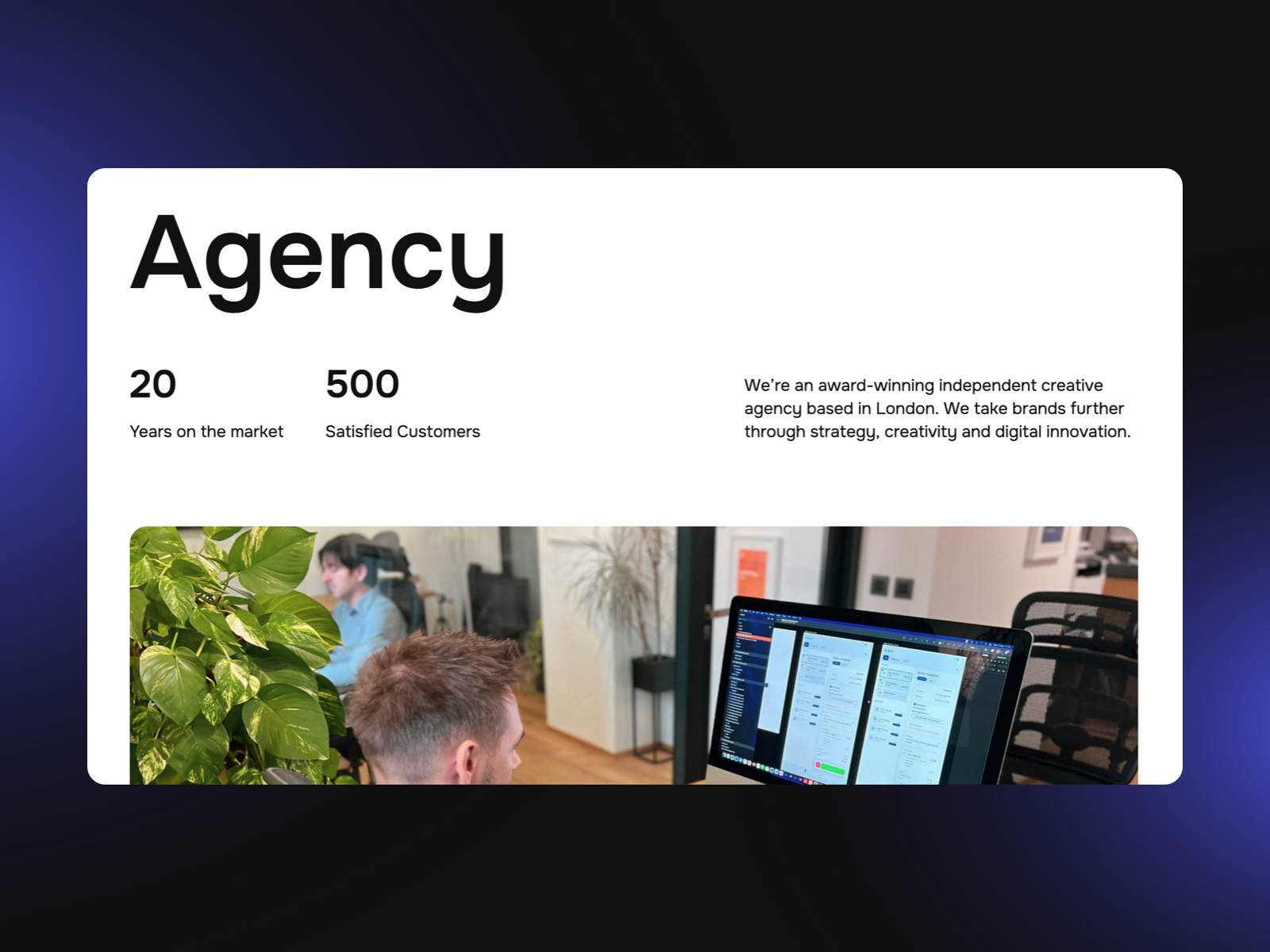 Agency Page