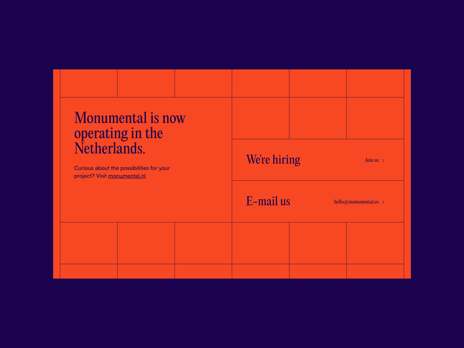 Footer with css grid