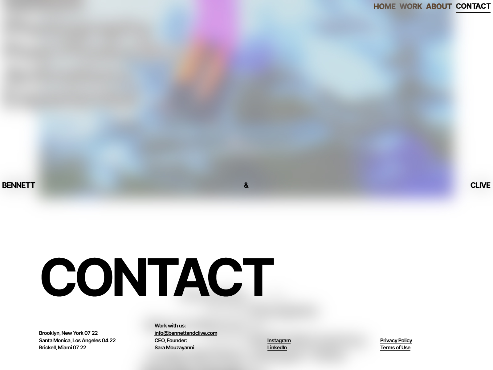 Footer & Contact