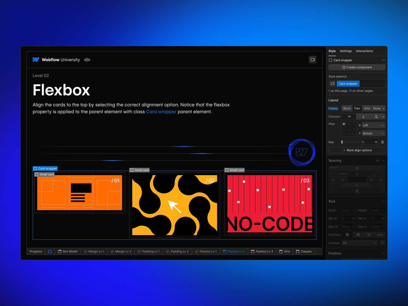 Game Screen: Flexbox