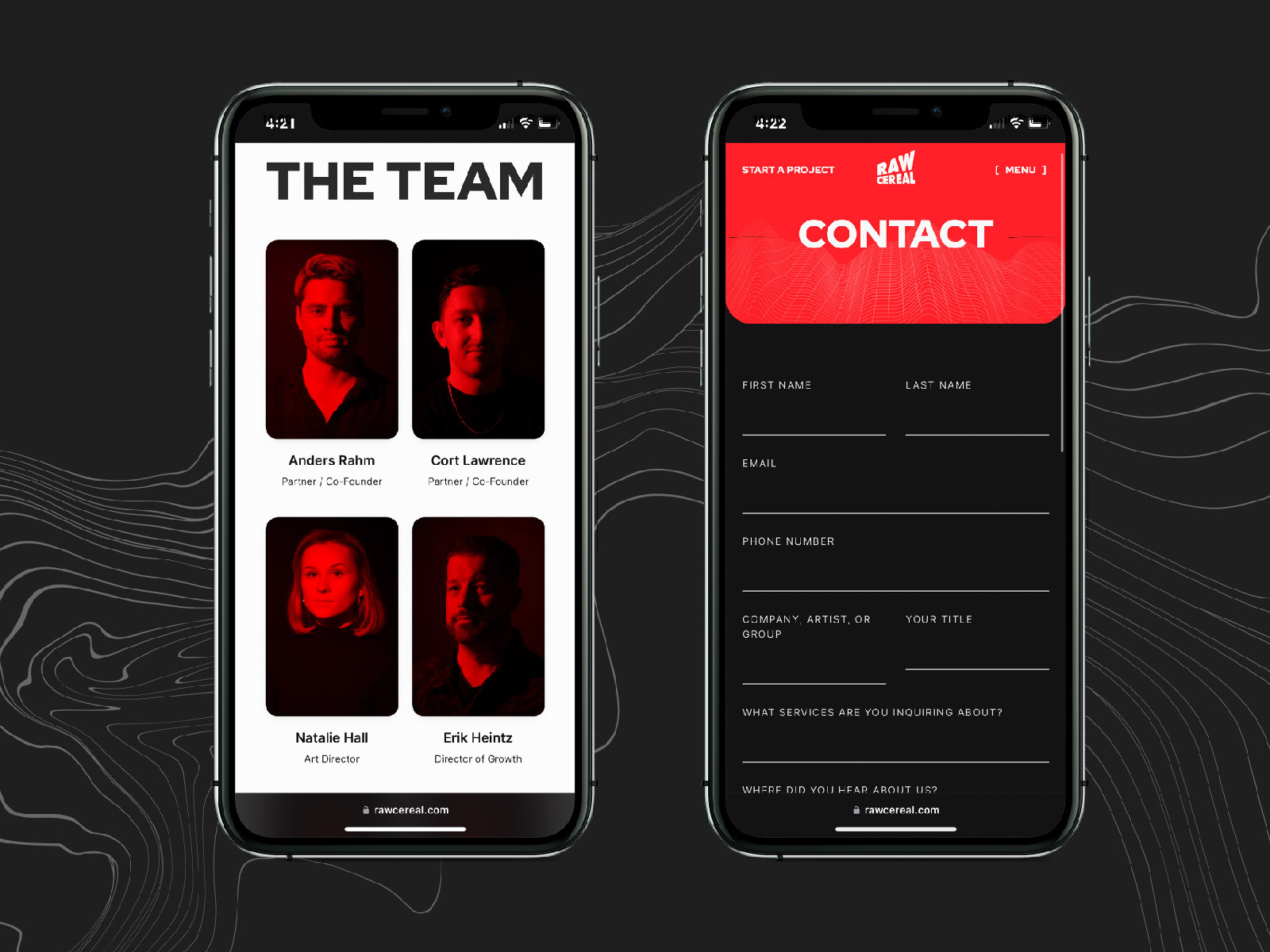About Us + Contact