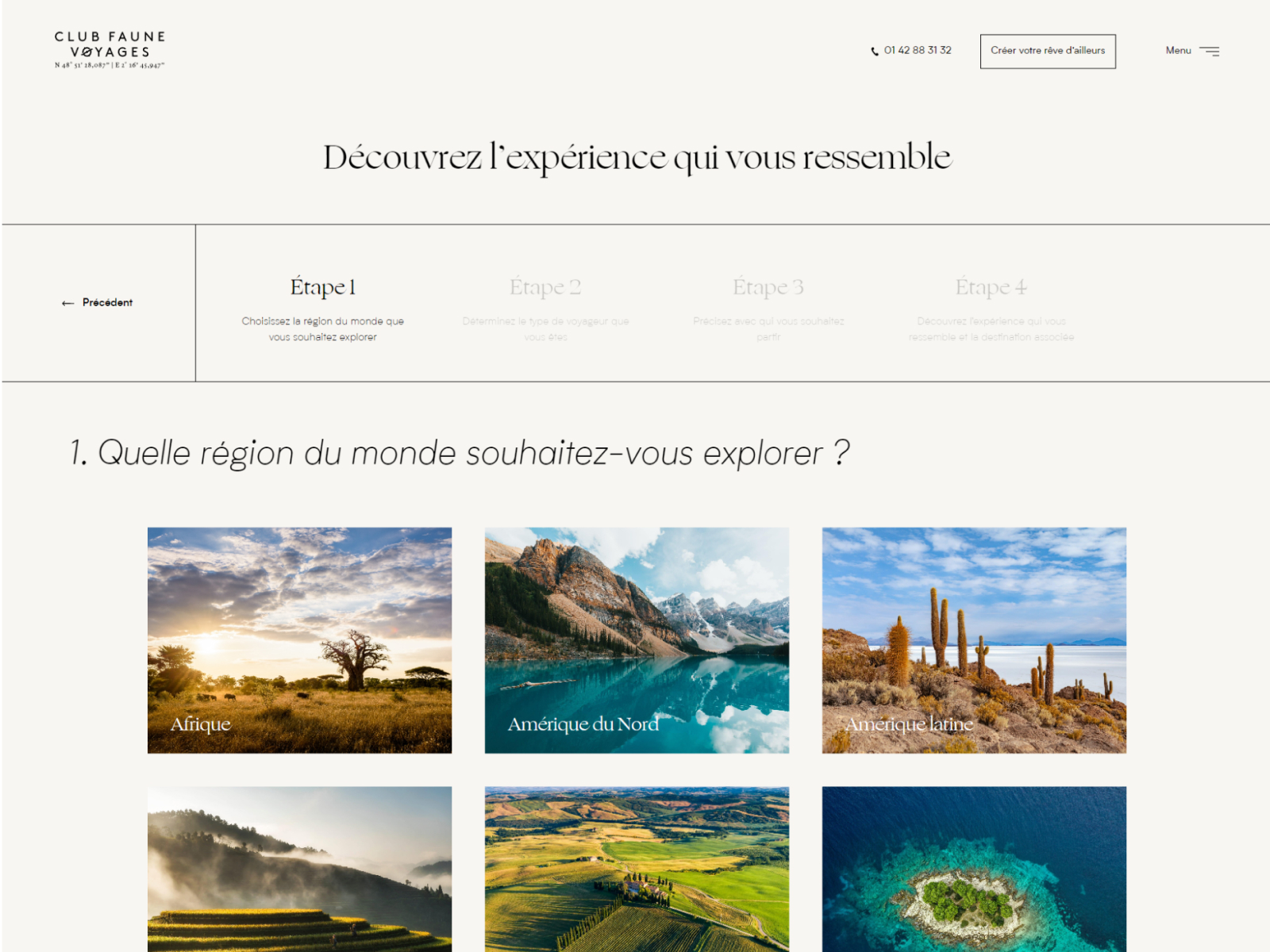 Quiz Experience Club Faune Voyages