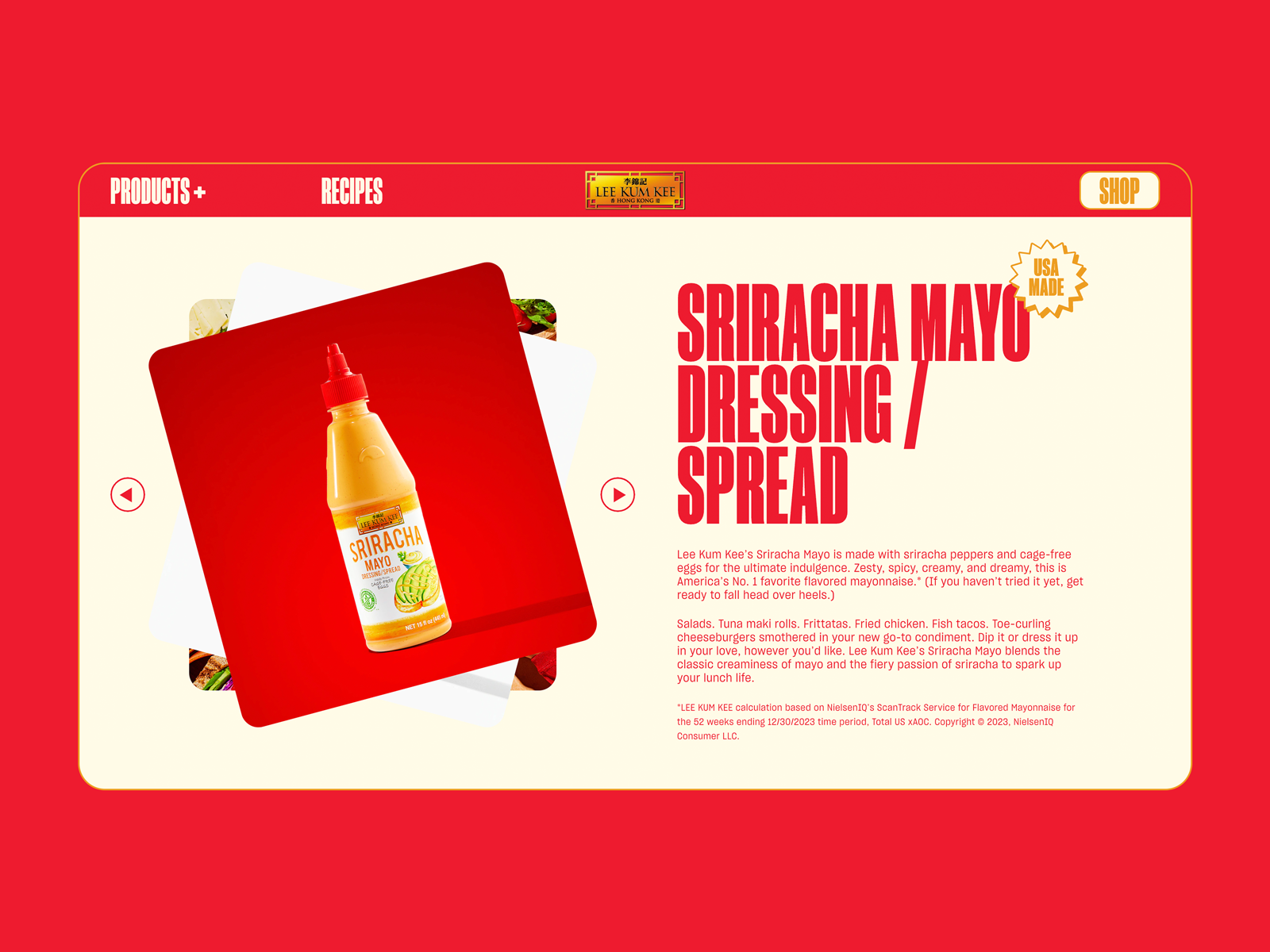 Sriracha Mayo Dressing / Spread
