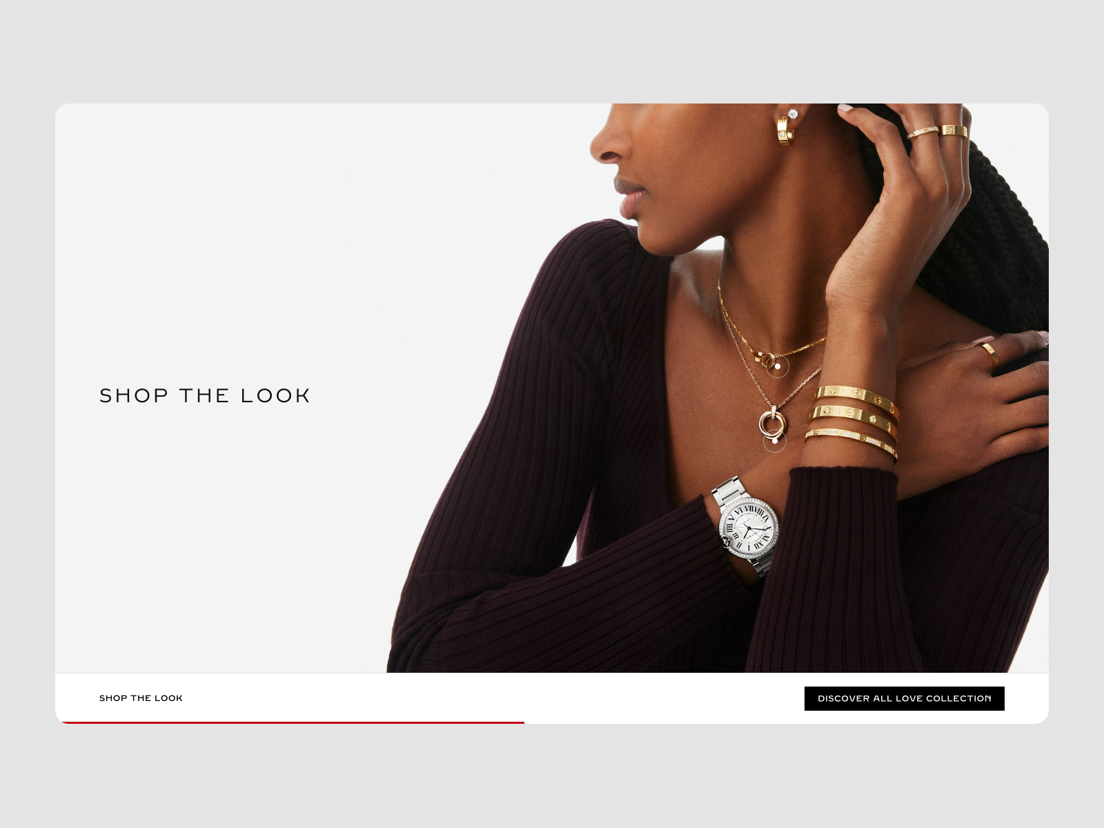 Cartier Love Collection - Desktop Site