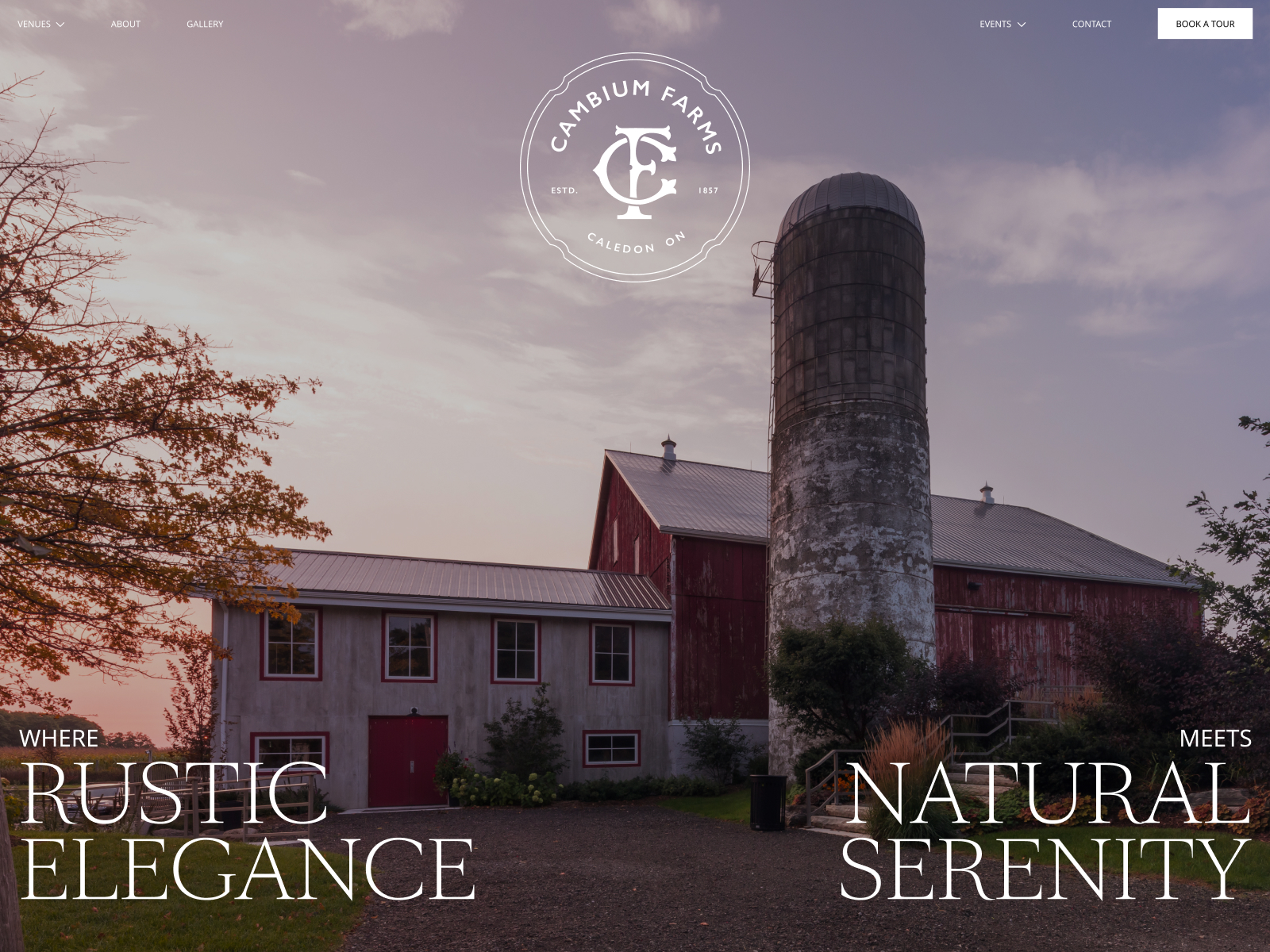 Cambium Farms - Homepage Header