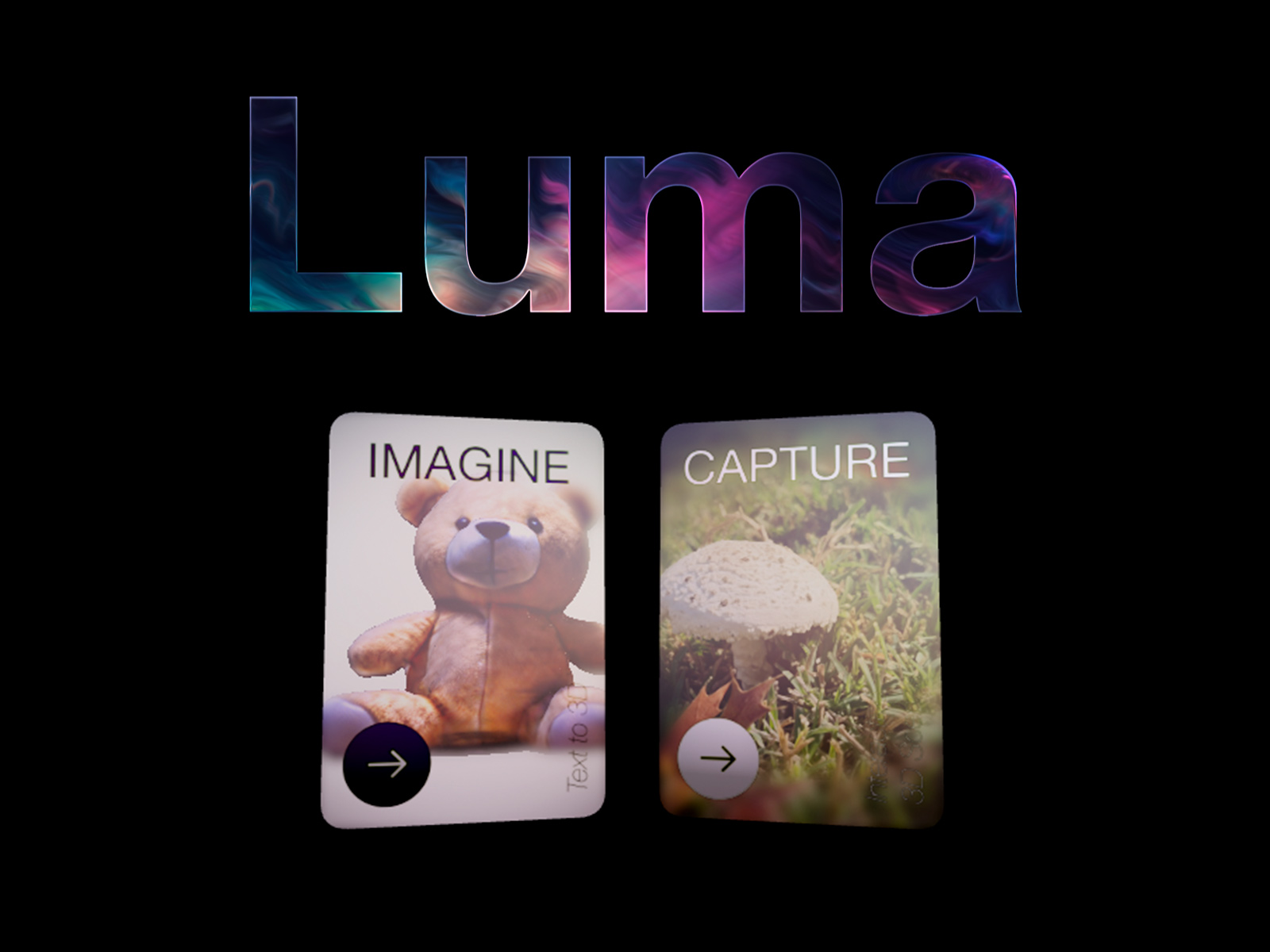 Luma AI - 3D Scan and generate 3D models and textures with AI