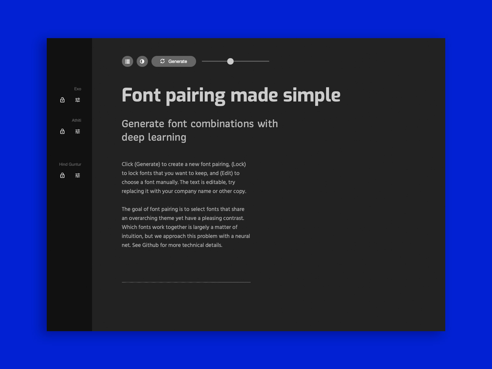 Fontjoy - Generate Font Pairings with AI