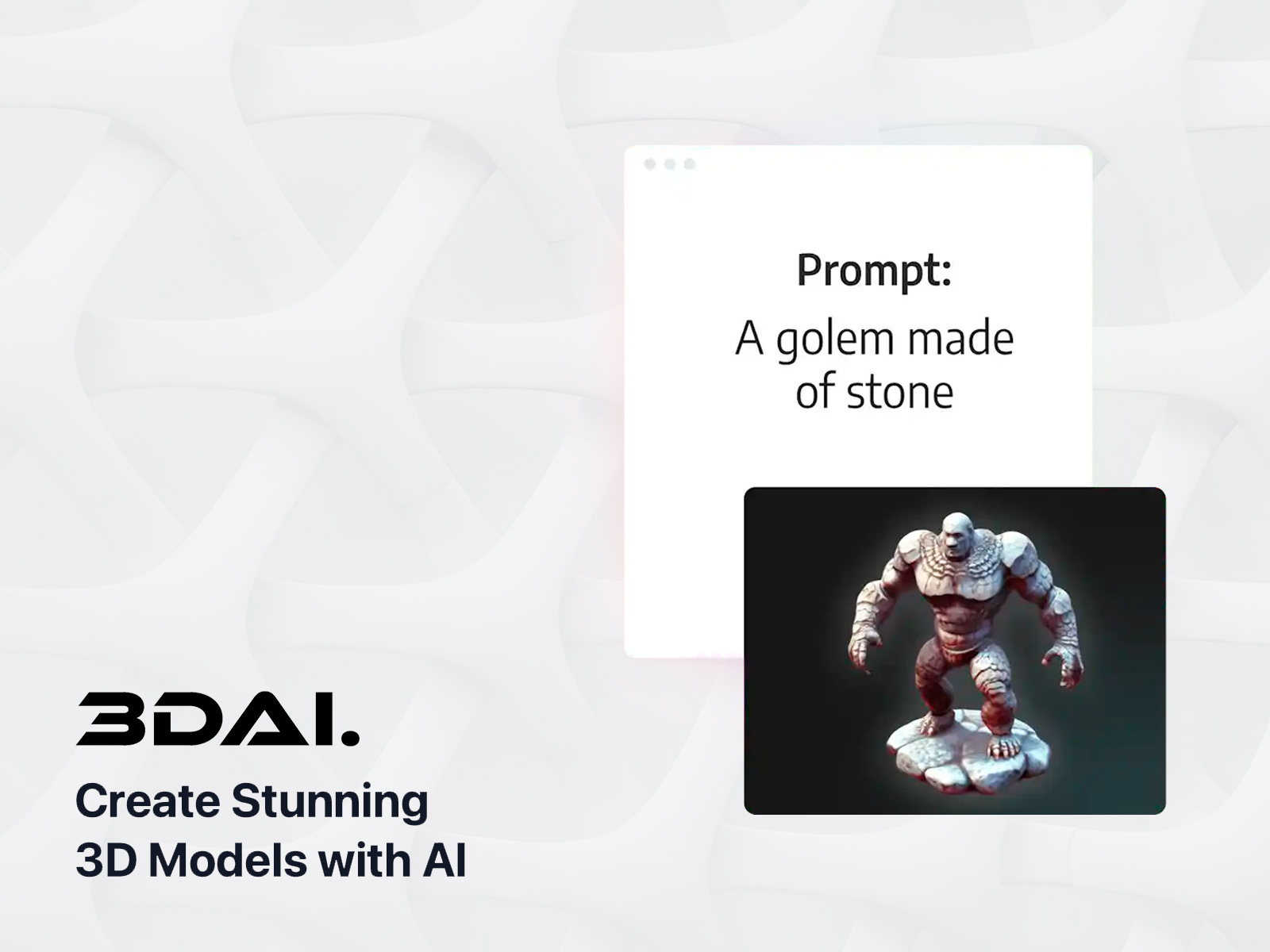 3DAI - Generate Free 3D Models