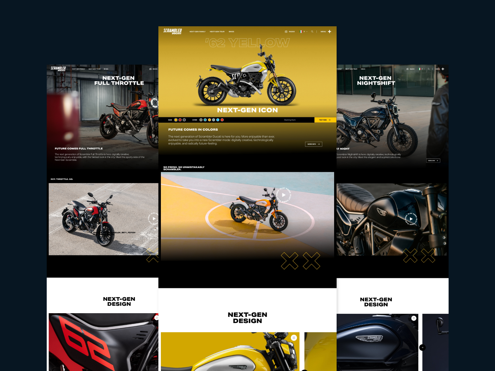 Single Motorbike Product Page