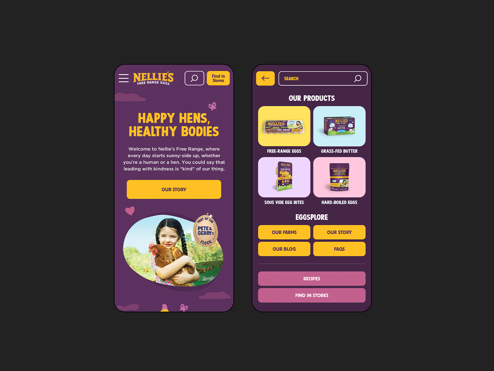Mobile Homepage Menu