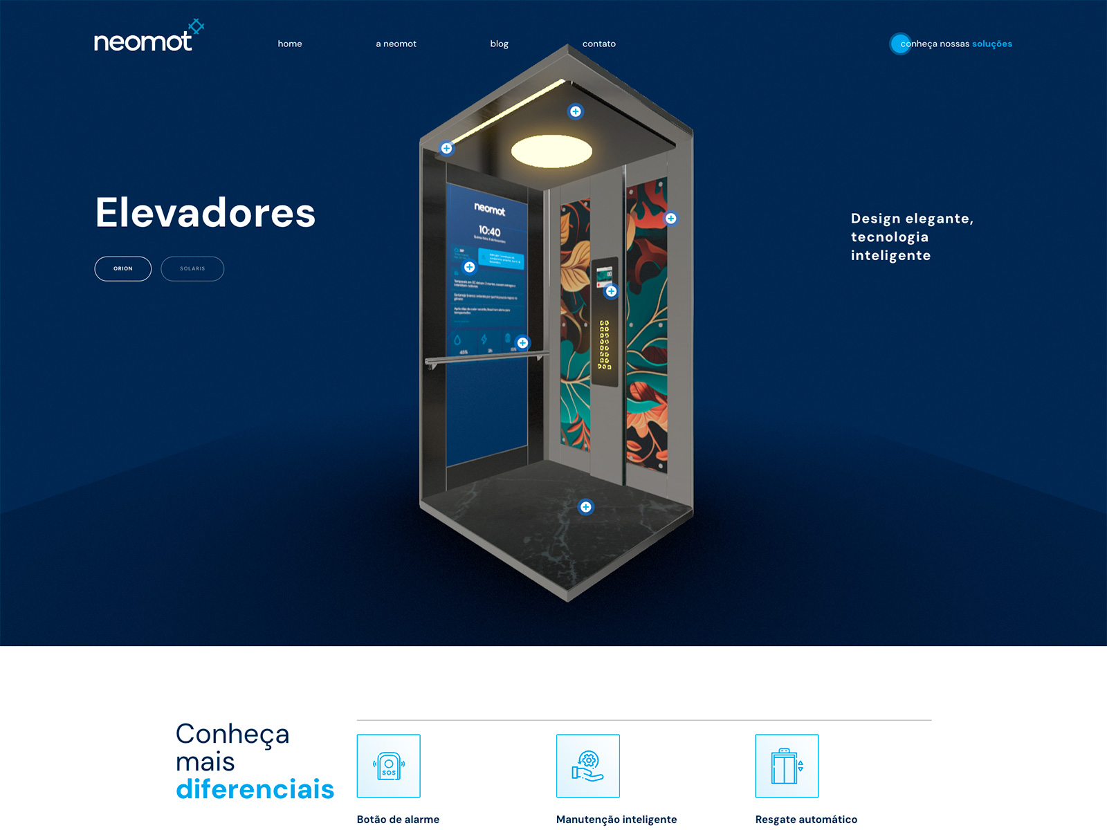 3D Product Page - Neomot Elevadores