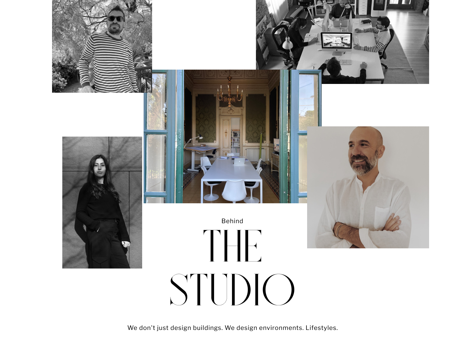 Studio launch on home page