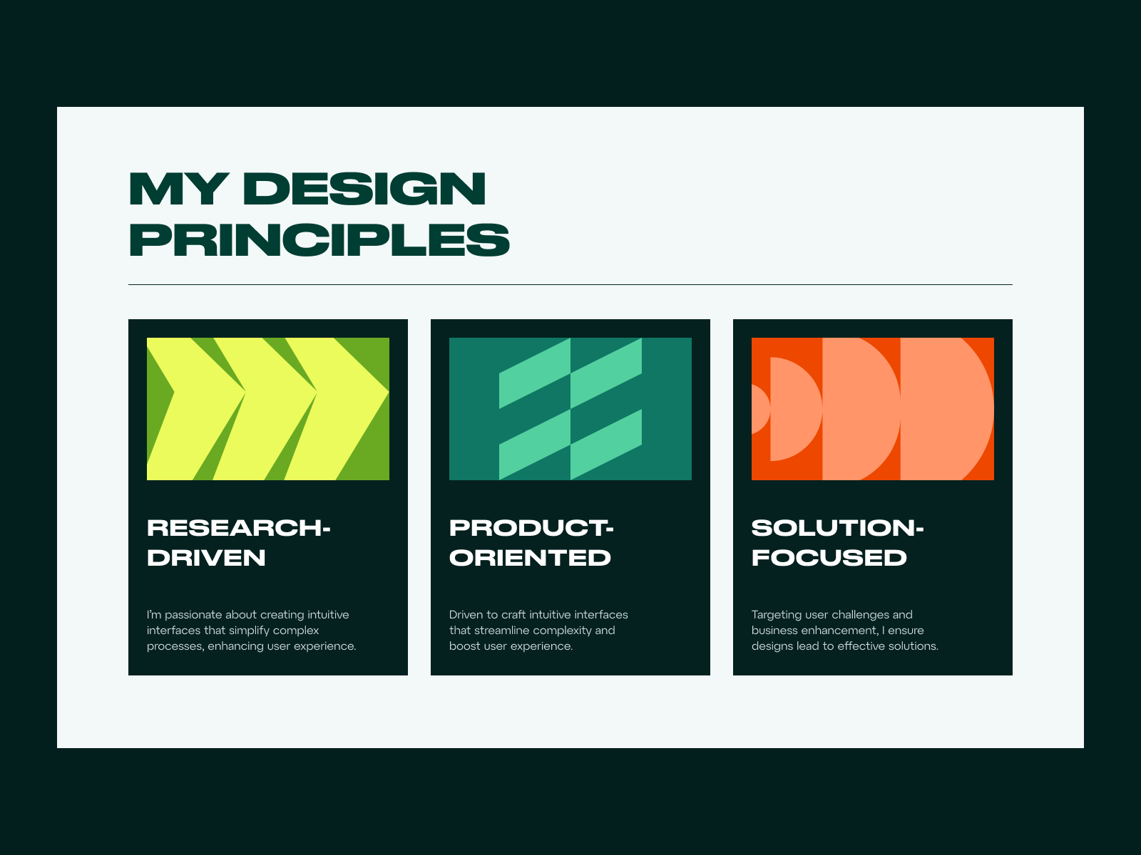 My design principles