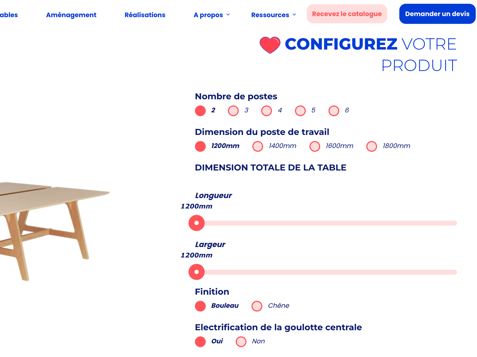 Product configurator