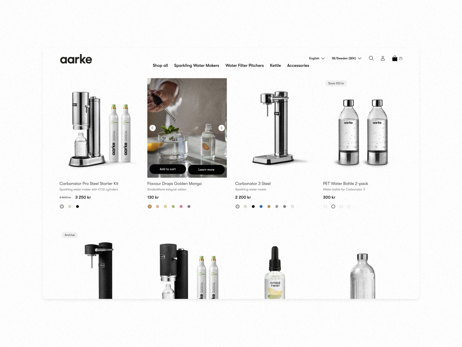 Product Listing Page