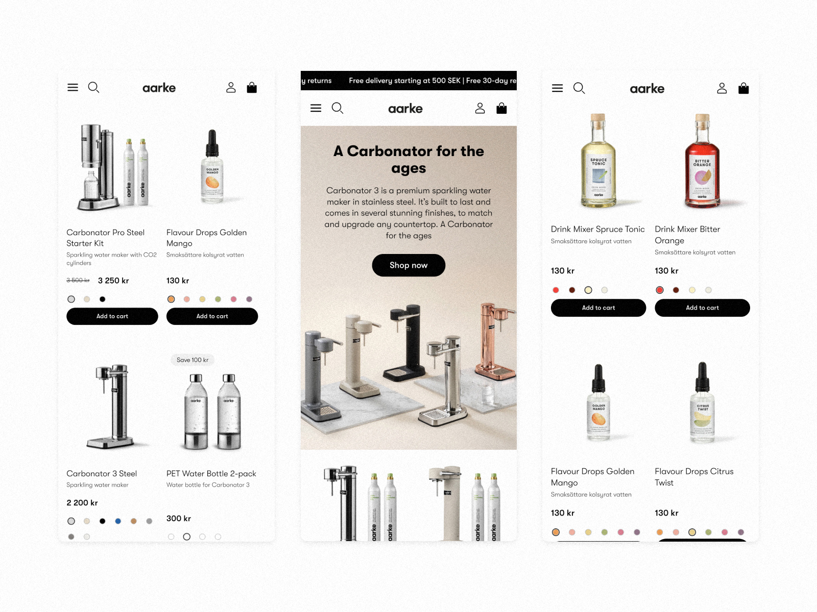 Product Listing Page