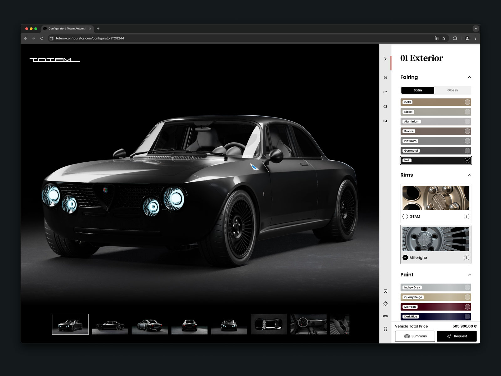 Car Configurator with Pre- & Live-Rendering